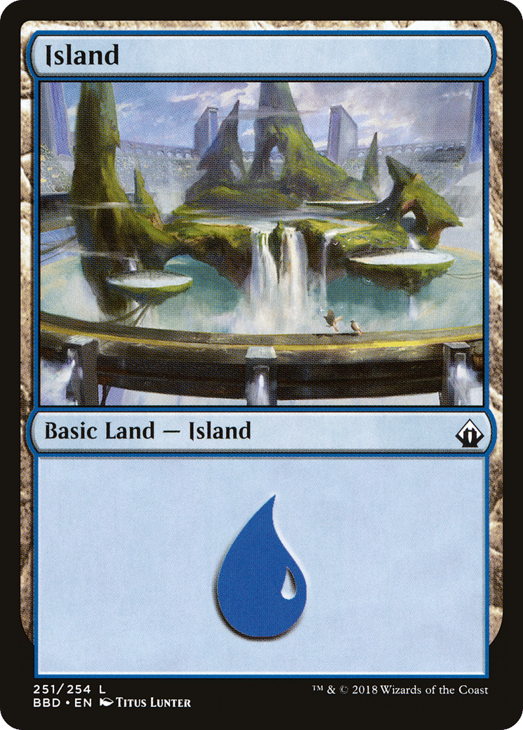 Island — Battlebond — Magic: The Gathering