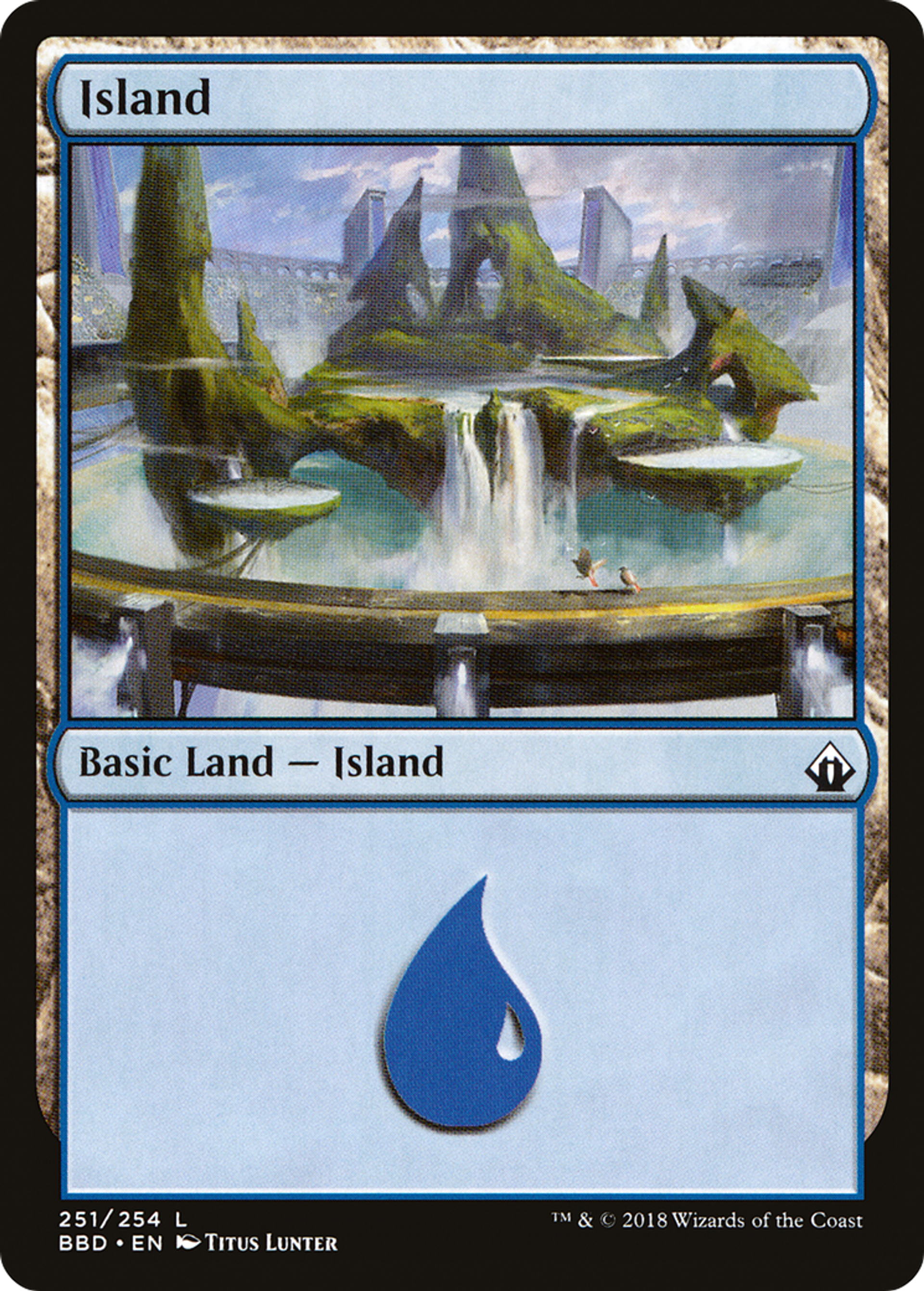Island — Battlebond — Magic: The Gathering