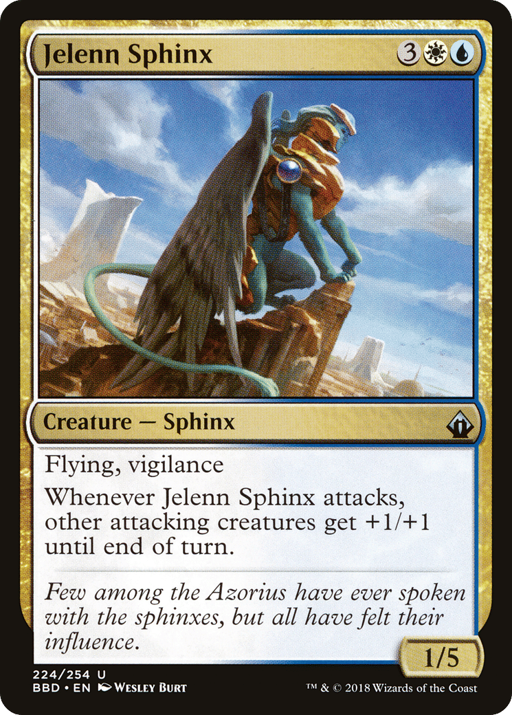 Jelenn Sphinx — Battlebond — Magic: The Gathering