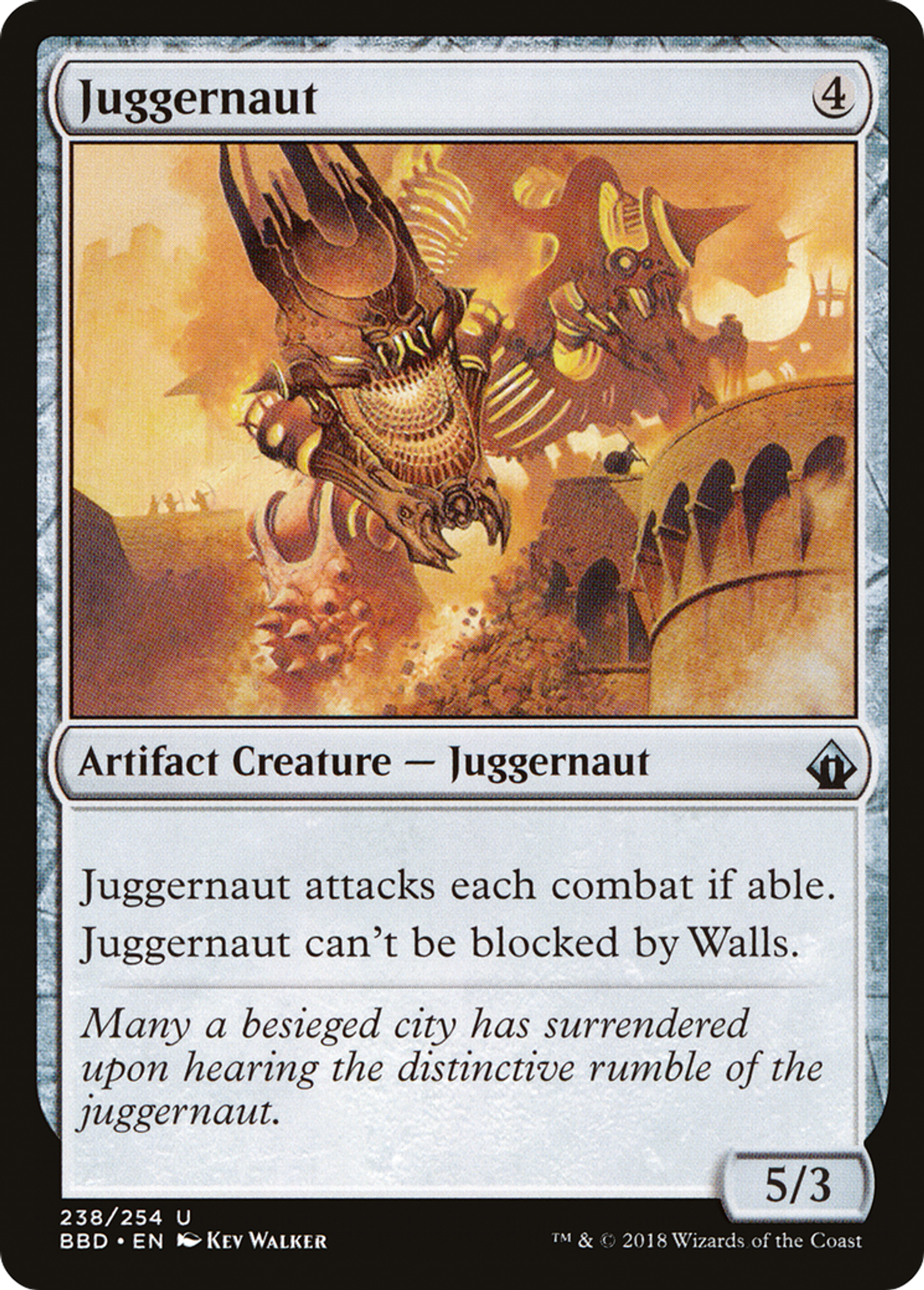 Juggernaut — Battlebond — Magic: The Gathering