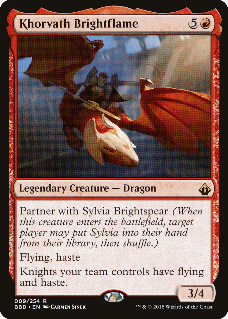 Khorvath Brightflame — Battlebond — Magic: The Gathering