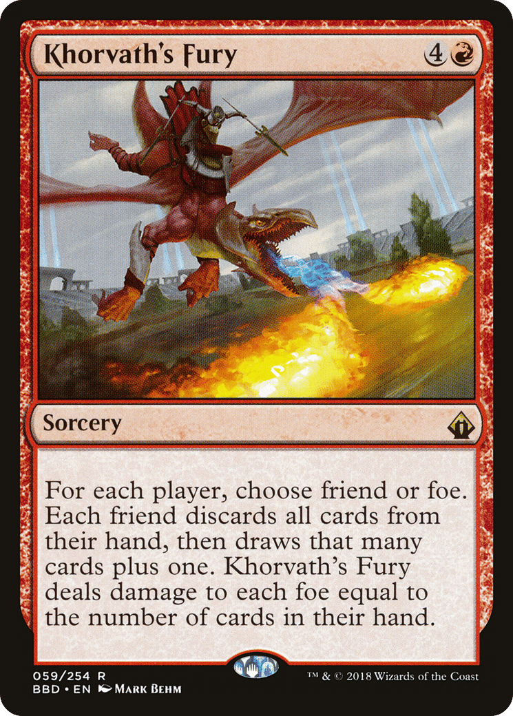 Khorvath's Fury — Battlebond — Magic: The Gathering