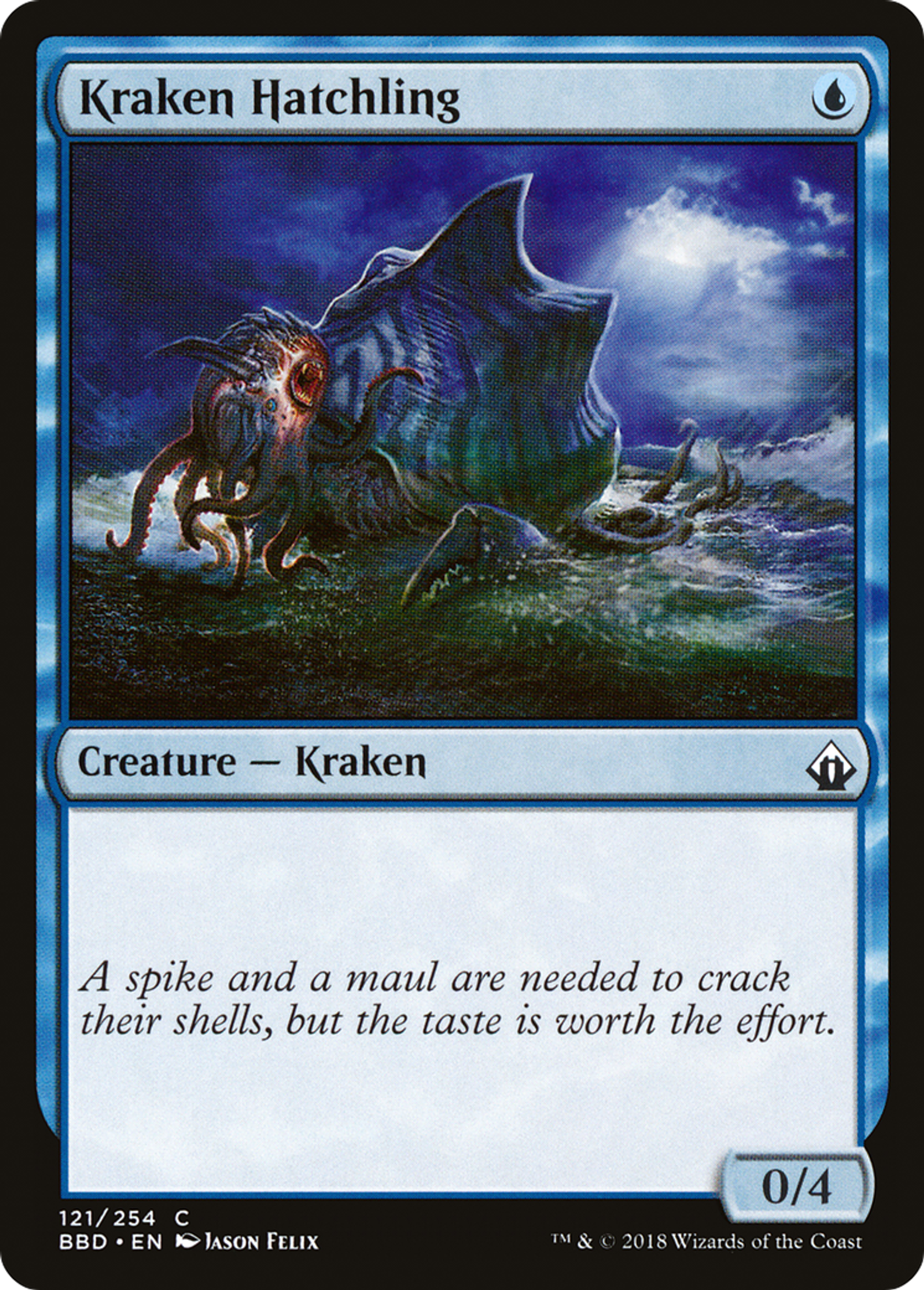 Kraken Hatchling — Battlebond — Magic: The Gathering