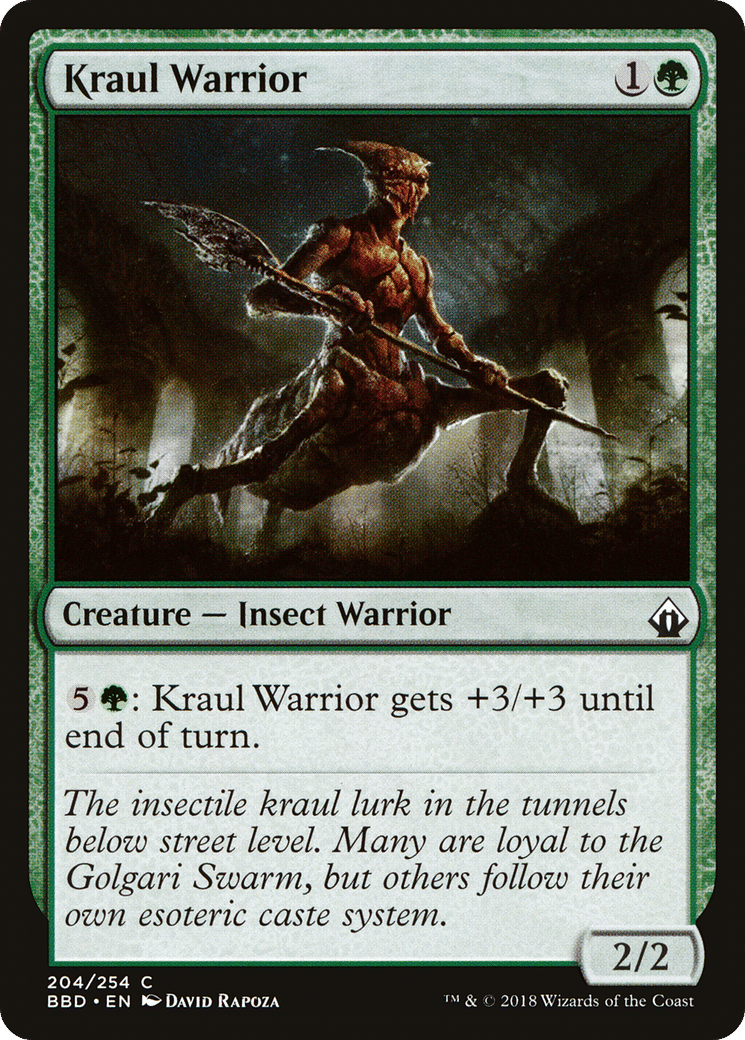Kraul Warrior — Battlebond — Magic: The Gathering