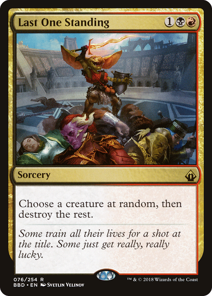 Last One Standing — Battlebond — Magic: The Gathering