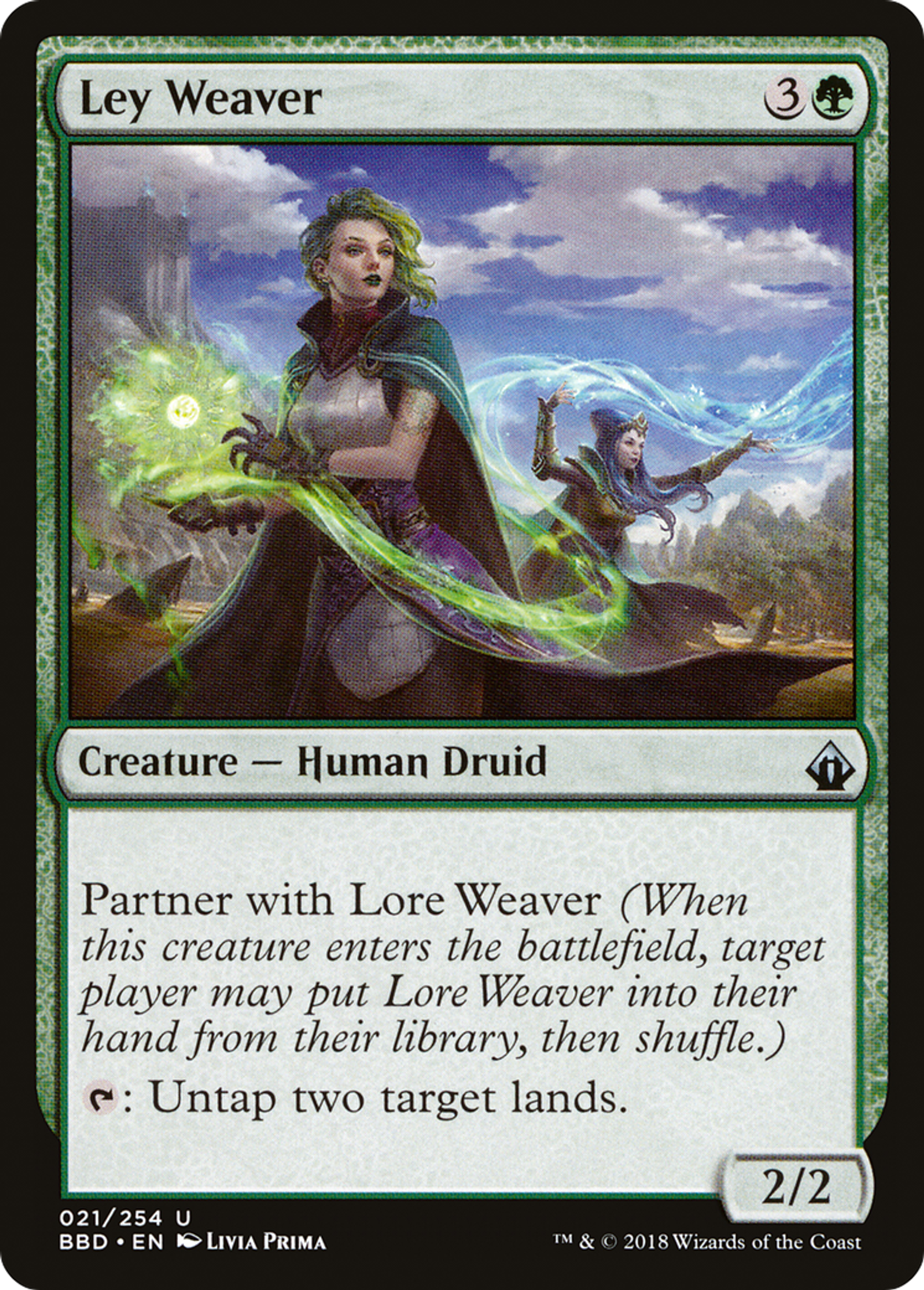 Ley Weaver — Battlebond — Magic: The Gathering