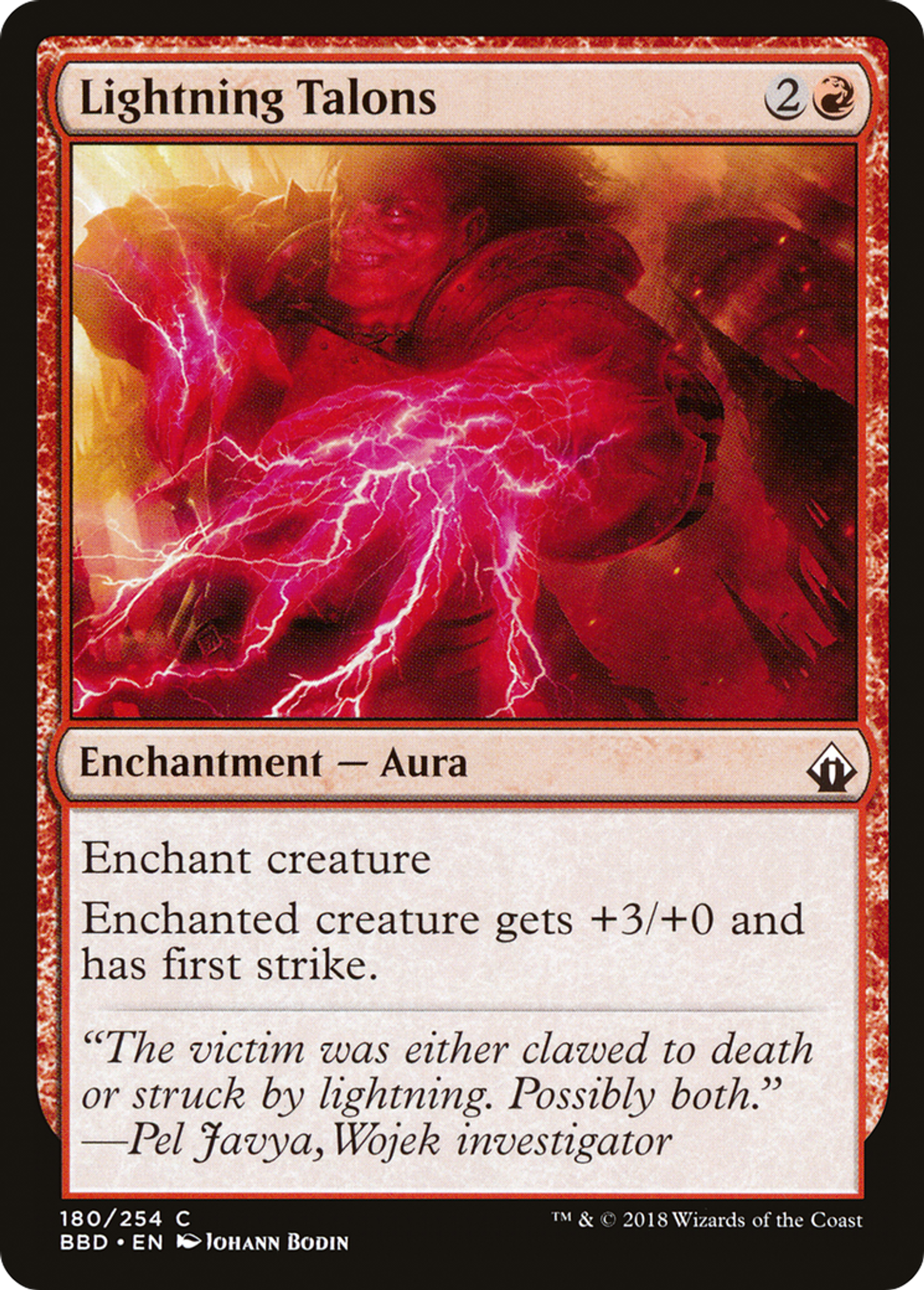 Lightning Talons — Battlebond — Magic: The Gathering