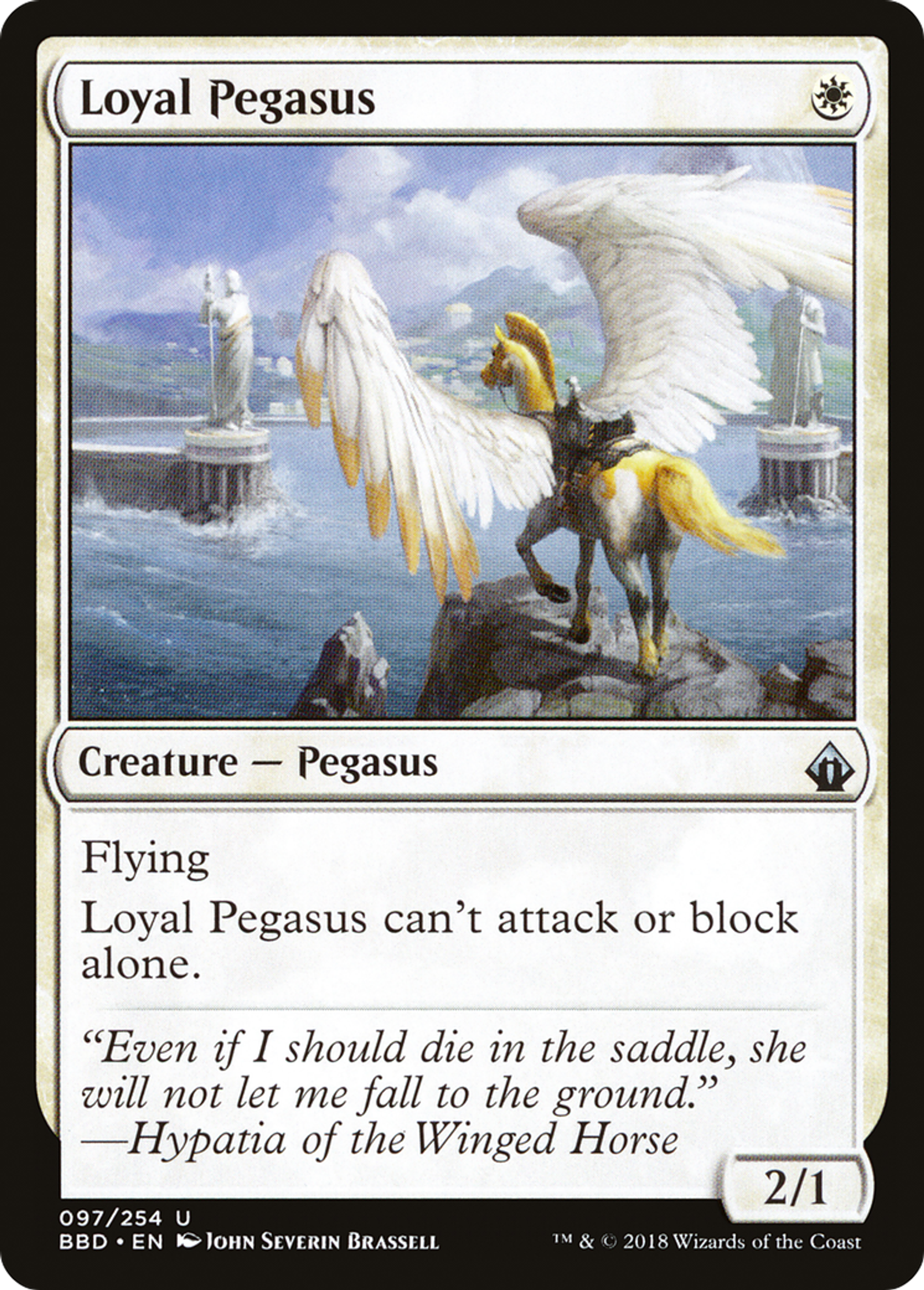 Loyal Pegasus — Battlebond — Magic: The Gathering