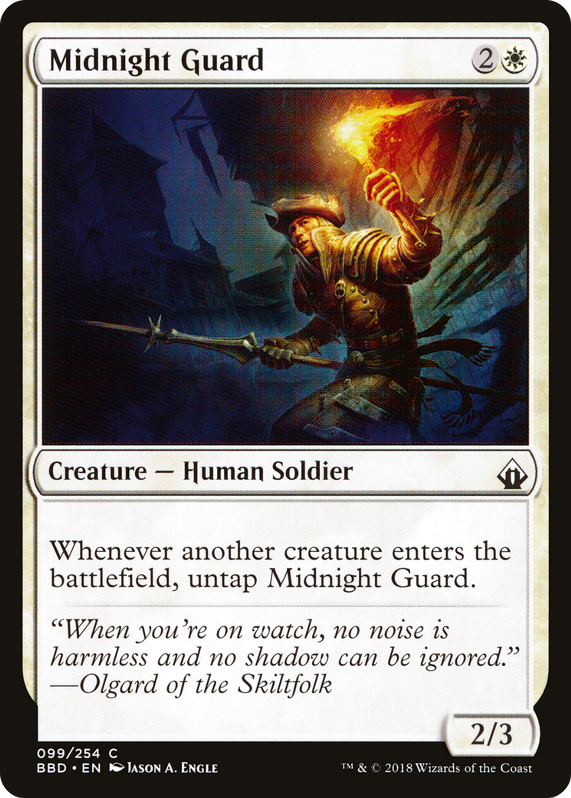 Midnight Guard — Battlebond — Magic: The Gathering