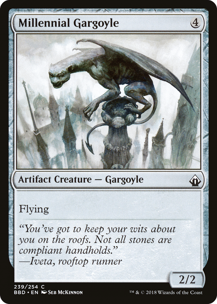 Millennial Gargoyle — Battlebond — Magic: The Gathering