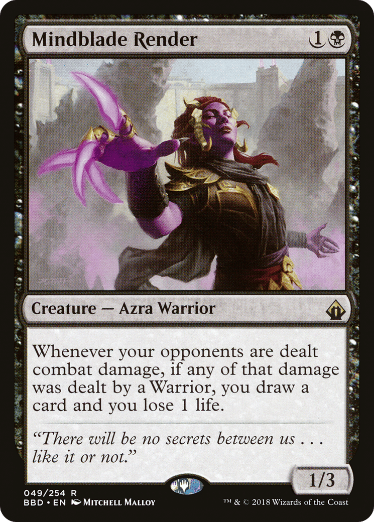 Mindblade Render — Battlebond — Magic: The Gathering