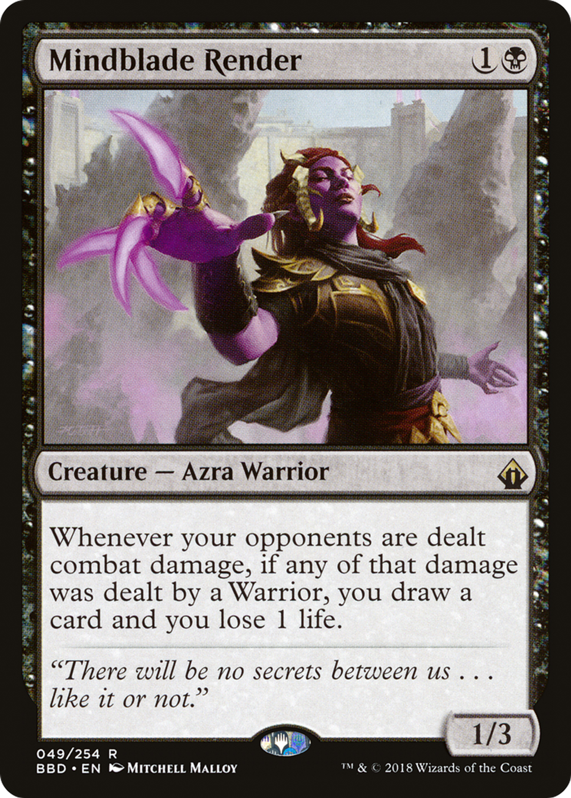 Mindblade Render — Battlebond — Magic: The Gathering