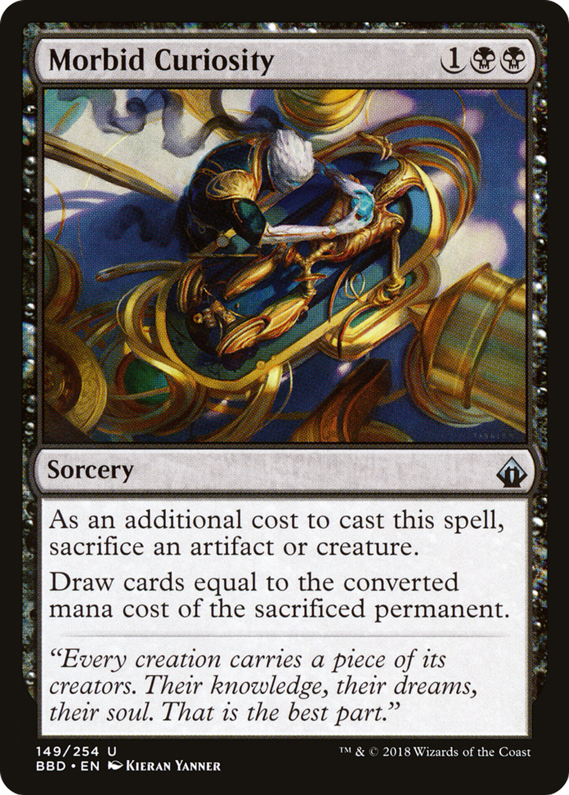 Morbid Curiosity — Battlebond — Magic: The Gathering