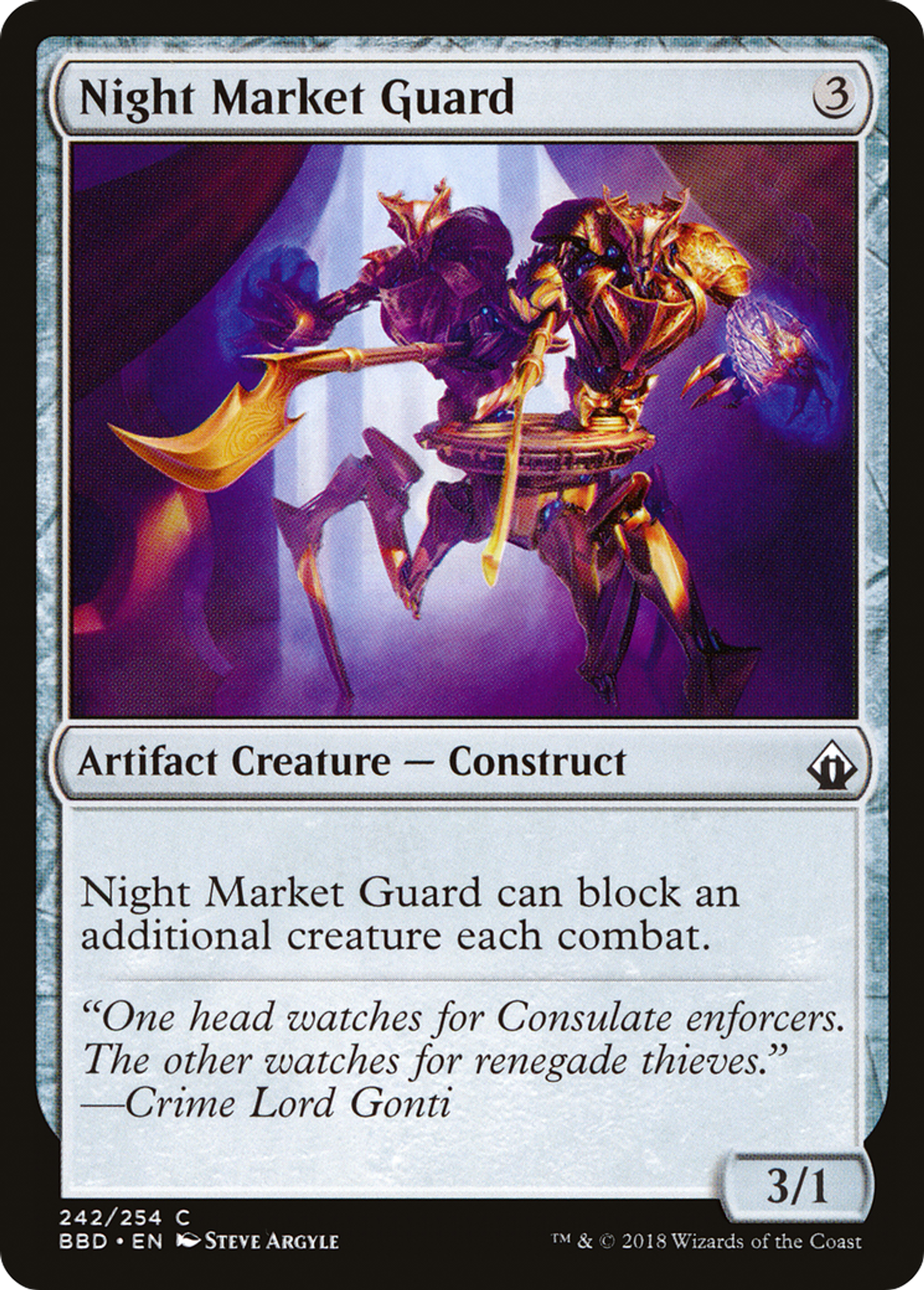 Night Market Guard — Battlebond — Magic: The Gathering