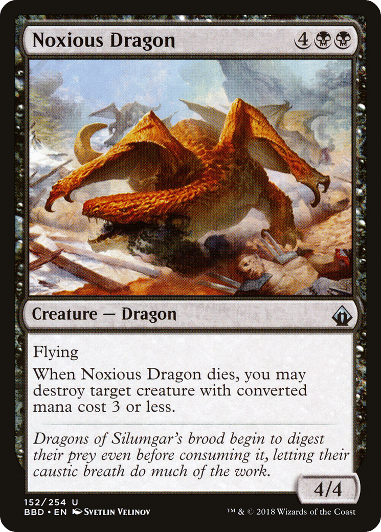 Noxious Dragon — Battlebond — Magic: The Gathering