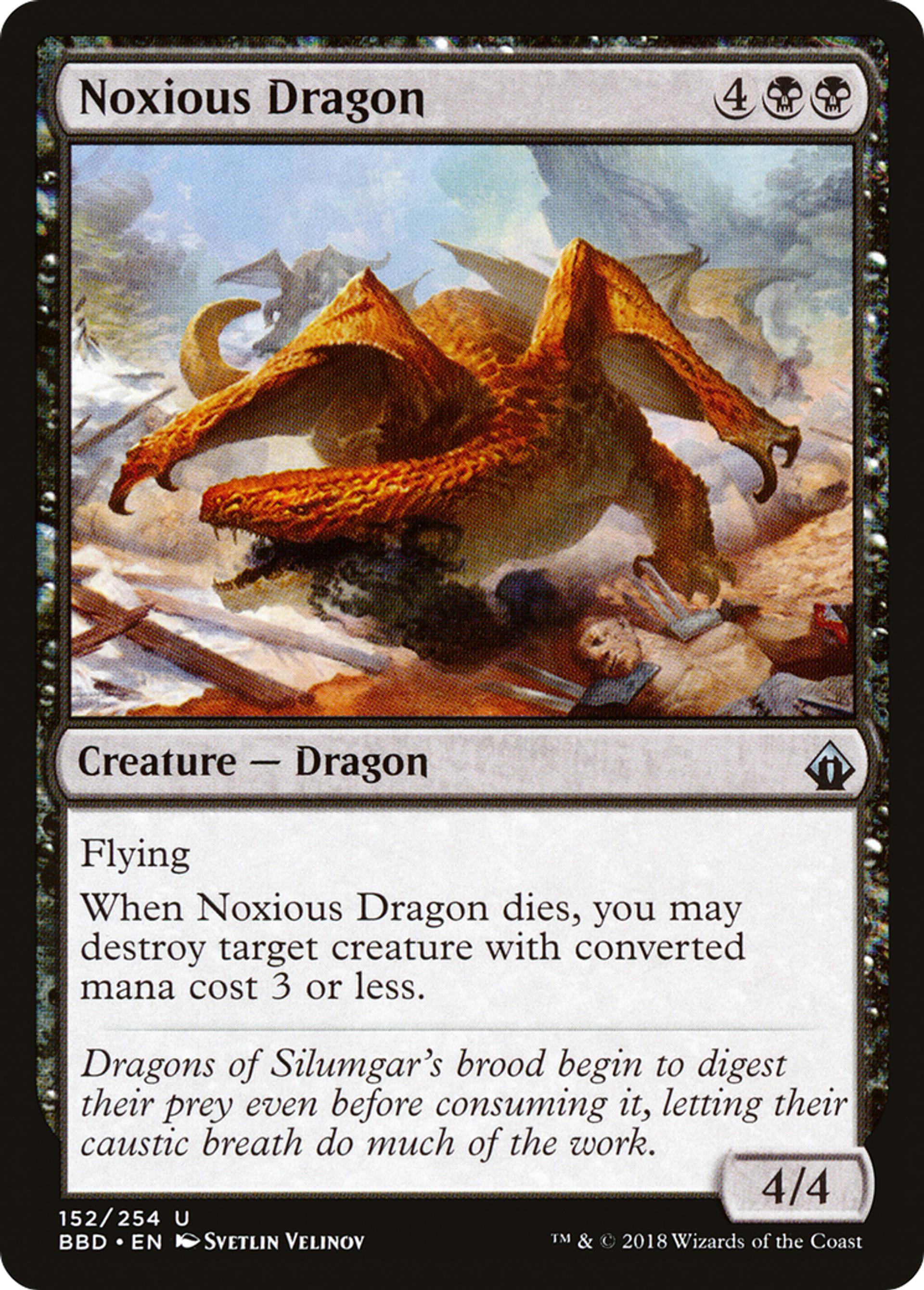 Noxious Dragon — Battlebond — Magic: The Gathering