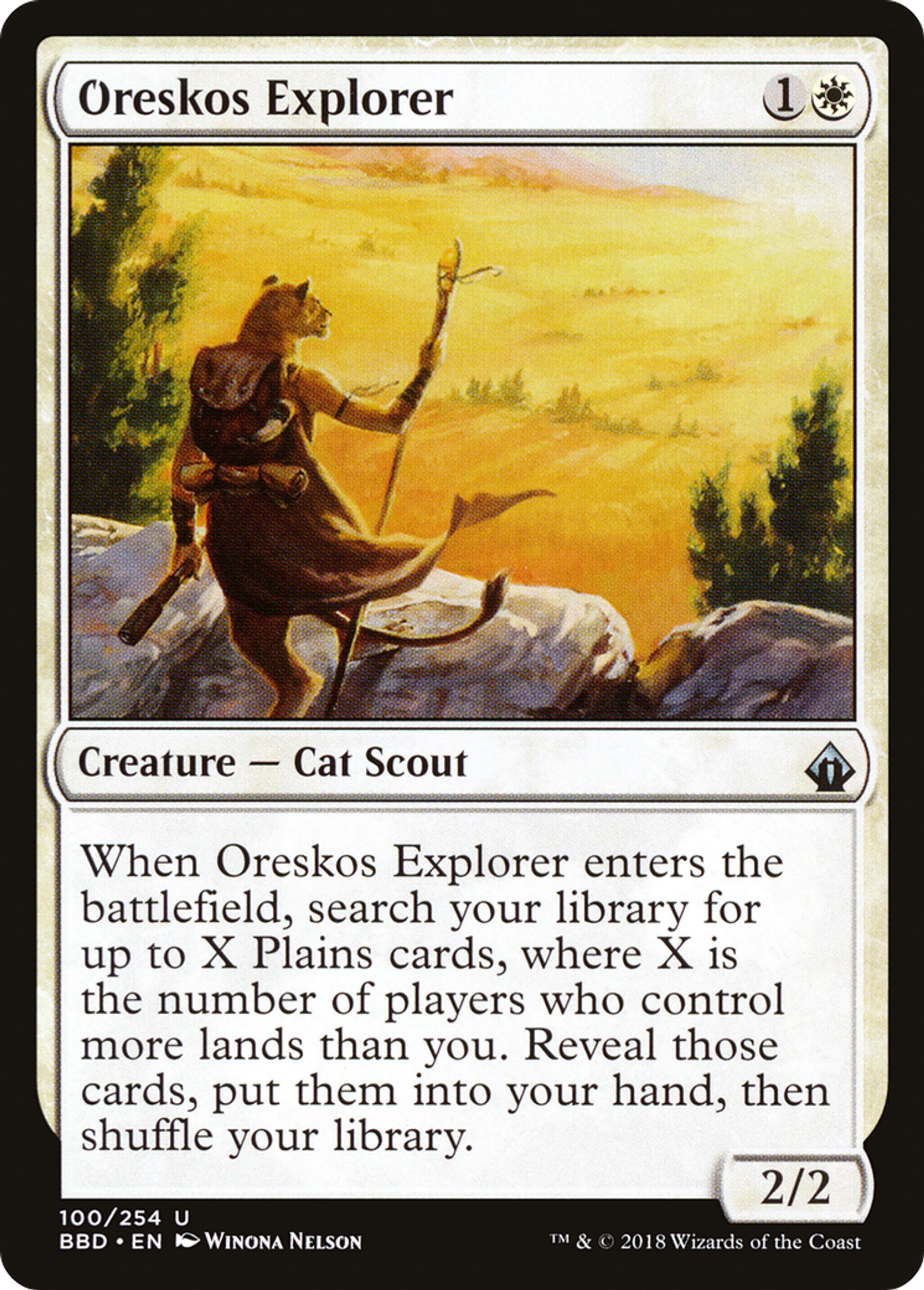 Oreskos Explorer — Battlebond — Magic: The Gathering
