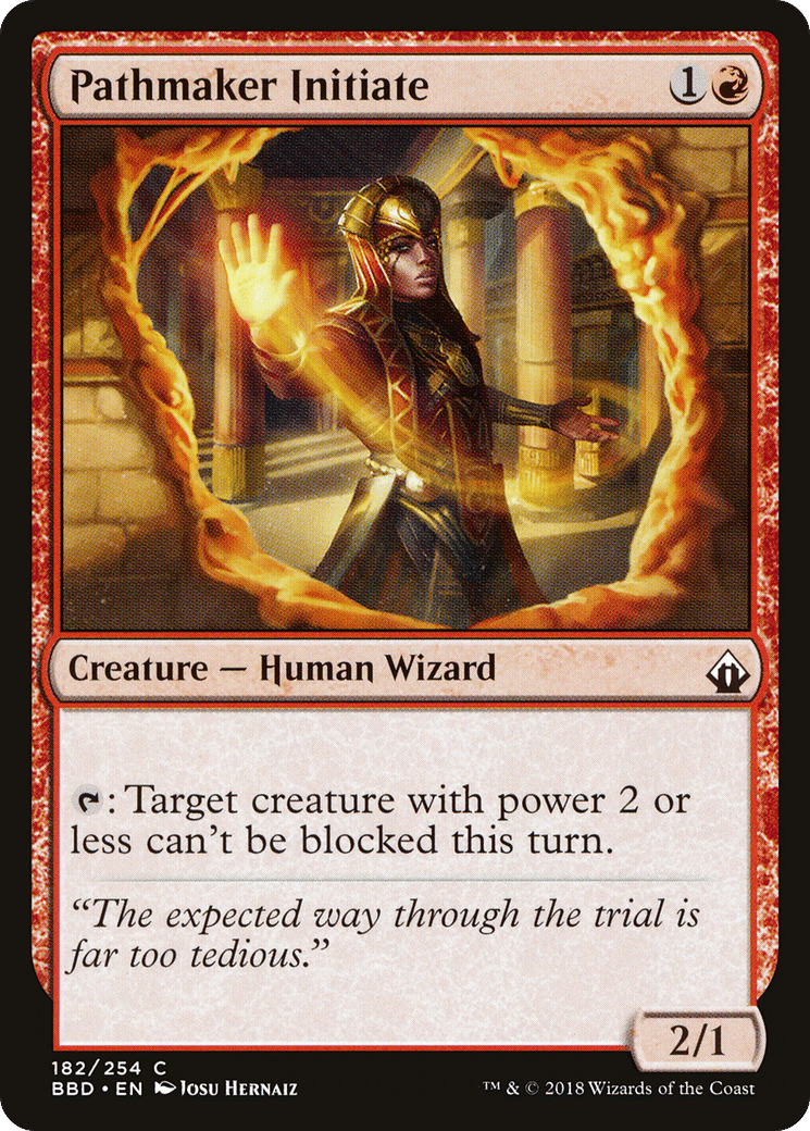 Pathmaker Initiate — Battlebond — Magic: The Gathering