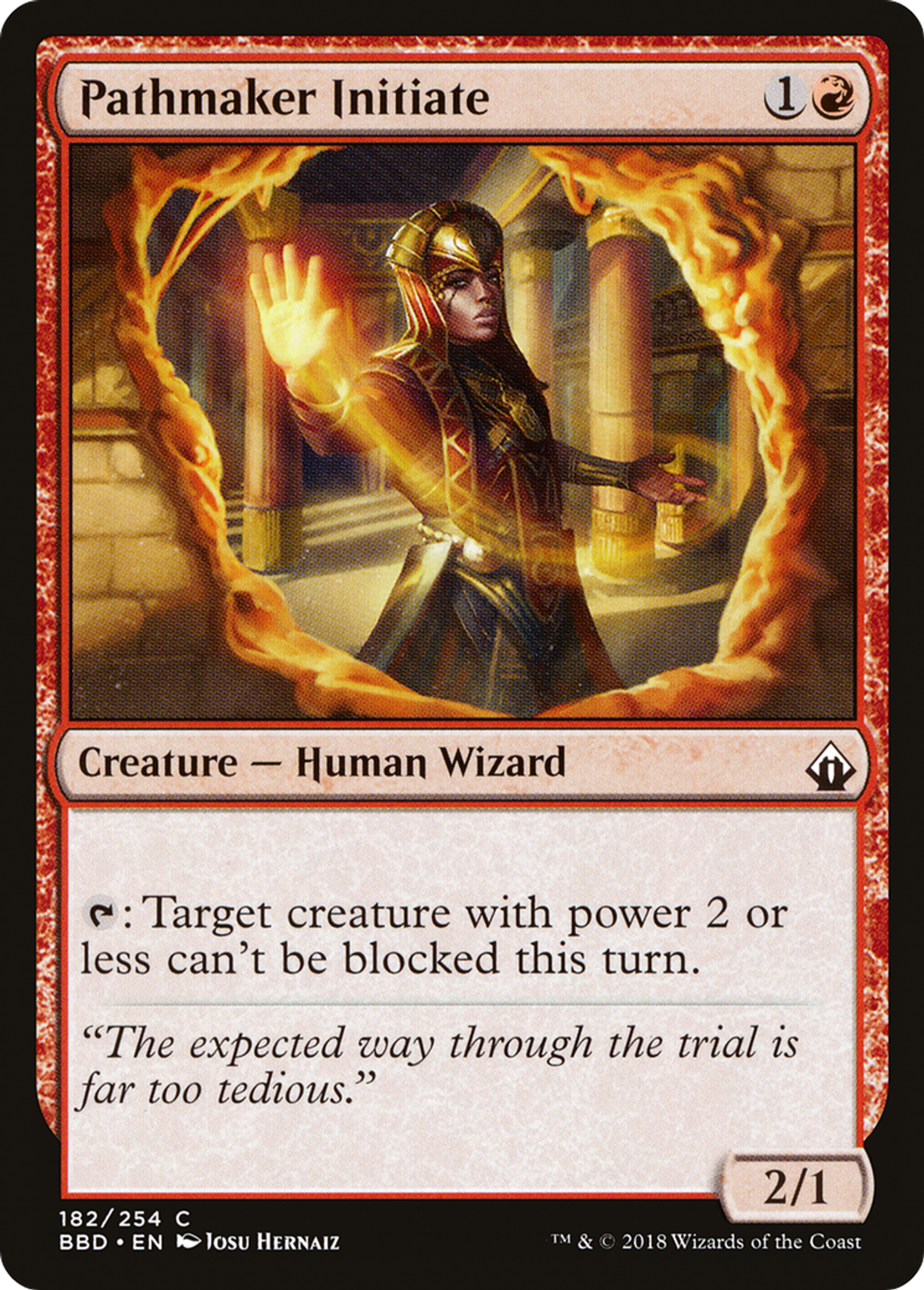 Pathmaker Initiate — Battlebond — Magic: The Gathering