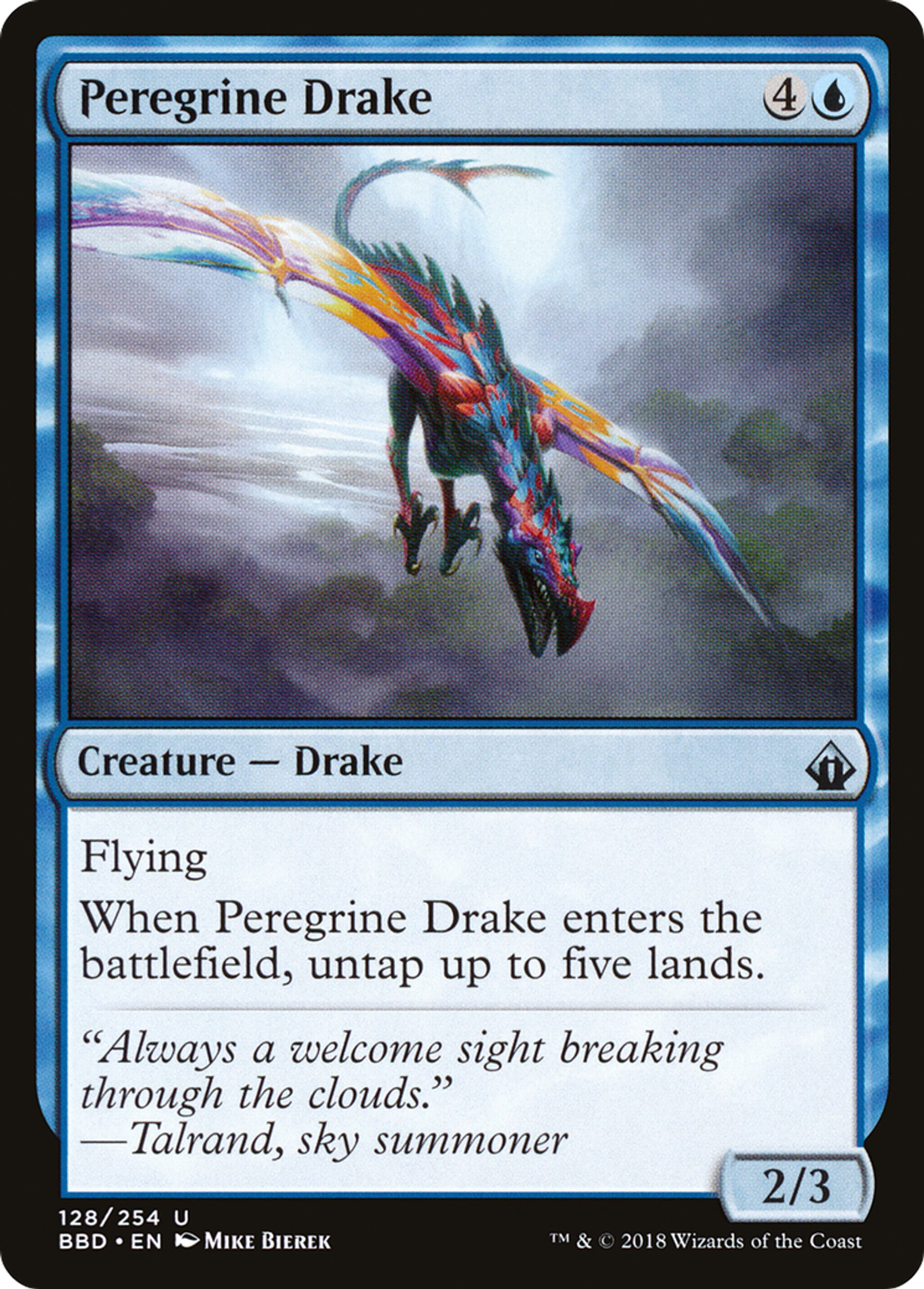 Peregrine Drake — Battlebond — Magic: The Gathering