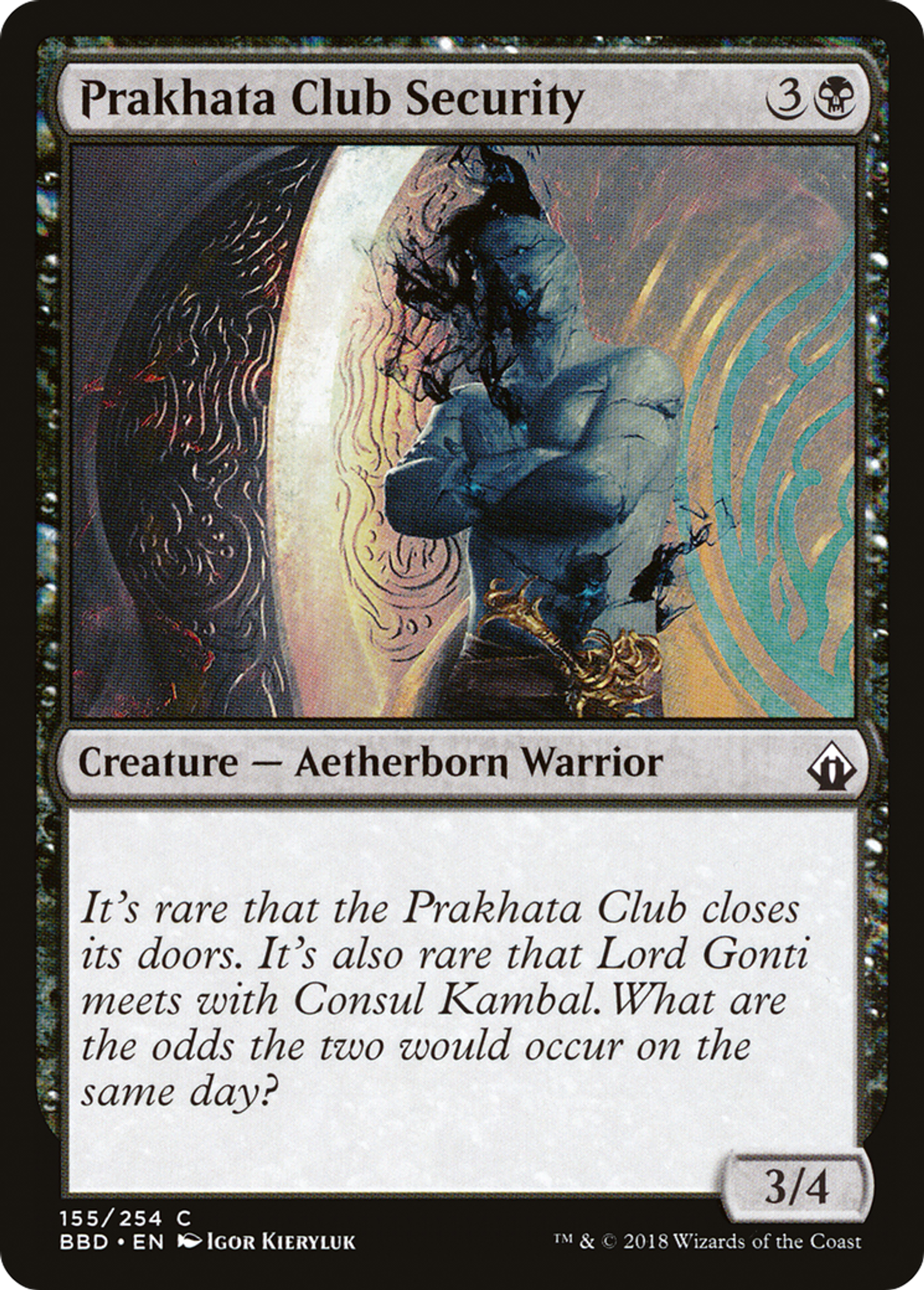 Prakhata Club Security — Battlebond — Magic: The Gathering