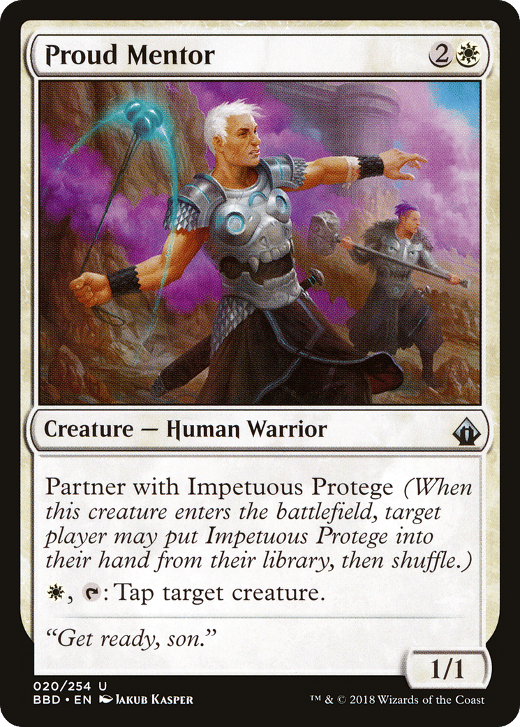 Proud Mentor — Battlebond — Magic: The Gathering