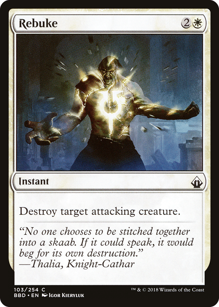 Rebuke — Battlebond — Magic: The Gathering