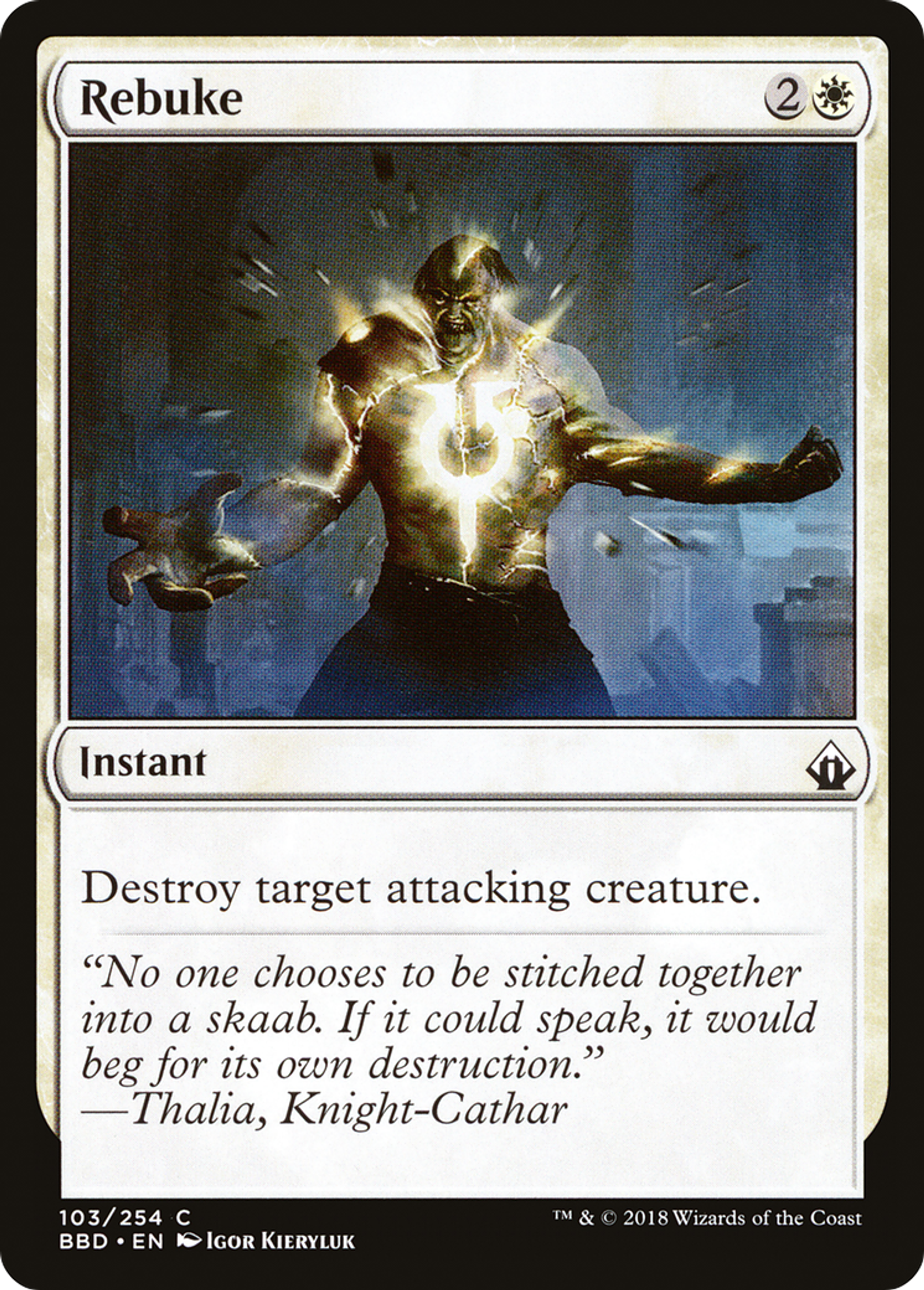 Rebuke — Battlebond — Magic: The Gathering