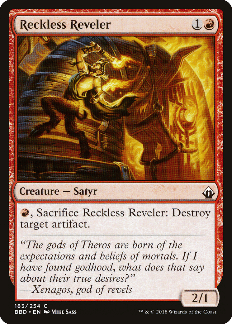 Reckless Reveler — Battlebond — Magic: The Gathering
