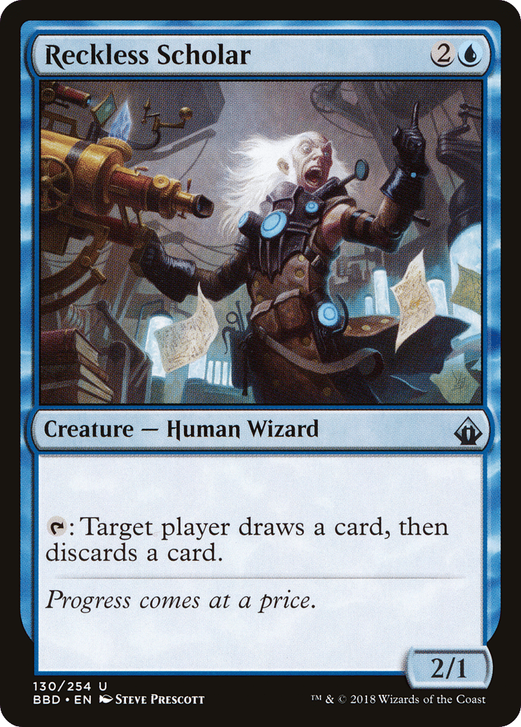 Reckless Scholar — Battlebond — Magic: The Gathering
