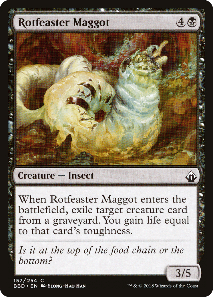 Rotfeaster Maggot — Battlebond — Magic: The Gathering