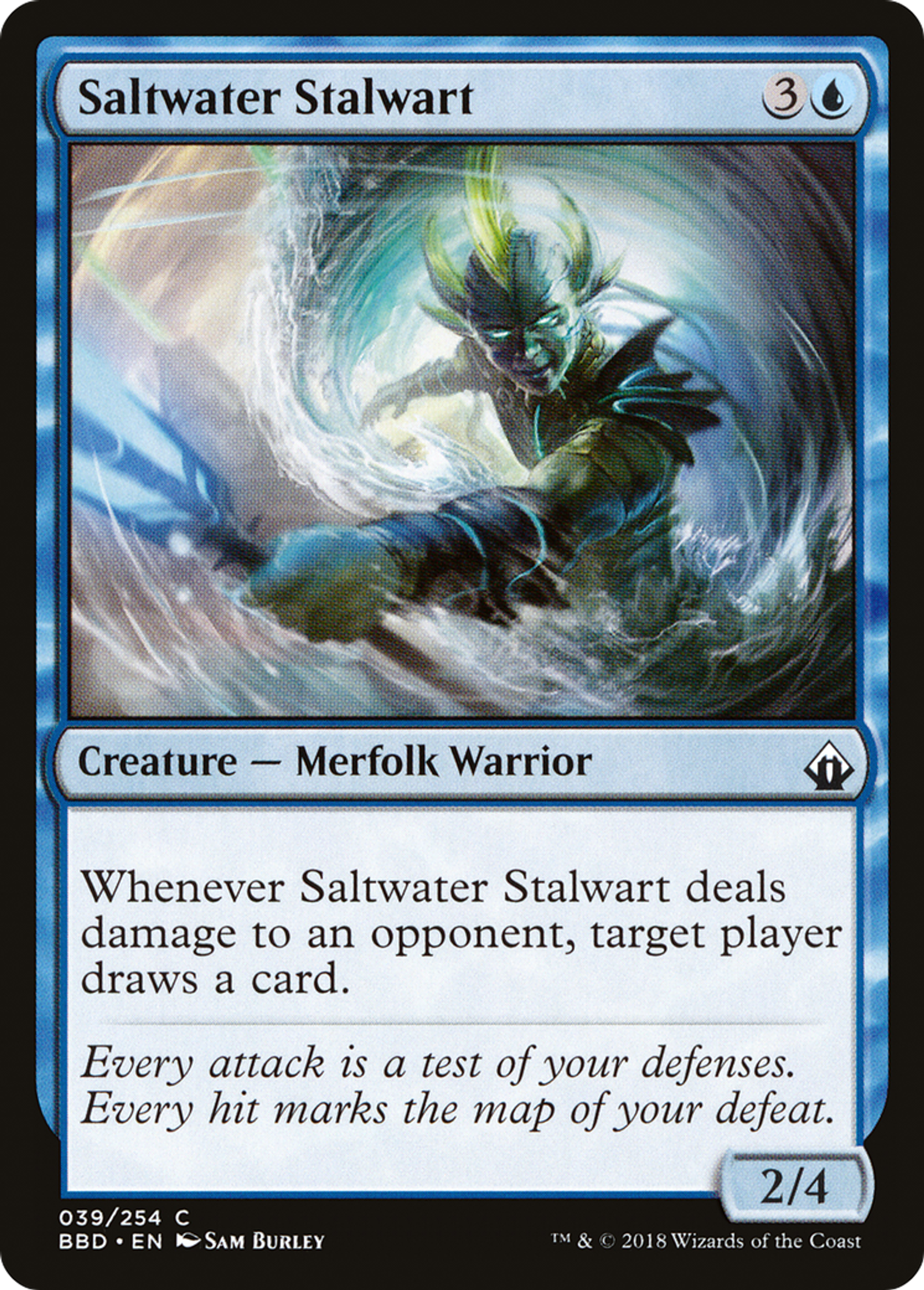 Saltwater Stalwart — Battlebond — Magic: The Gathering