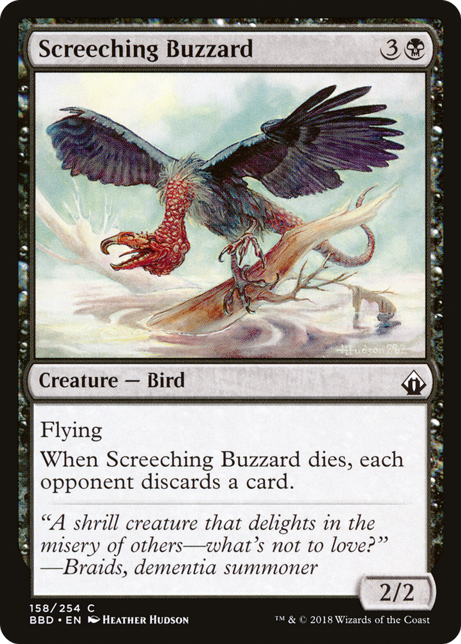 Screeching Buzzard — Battlebond — Magic: The Gathering