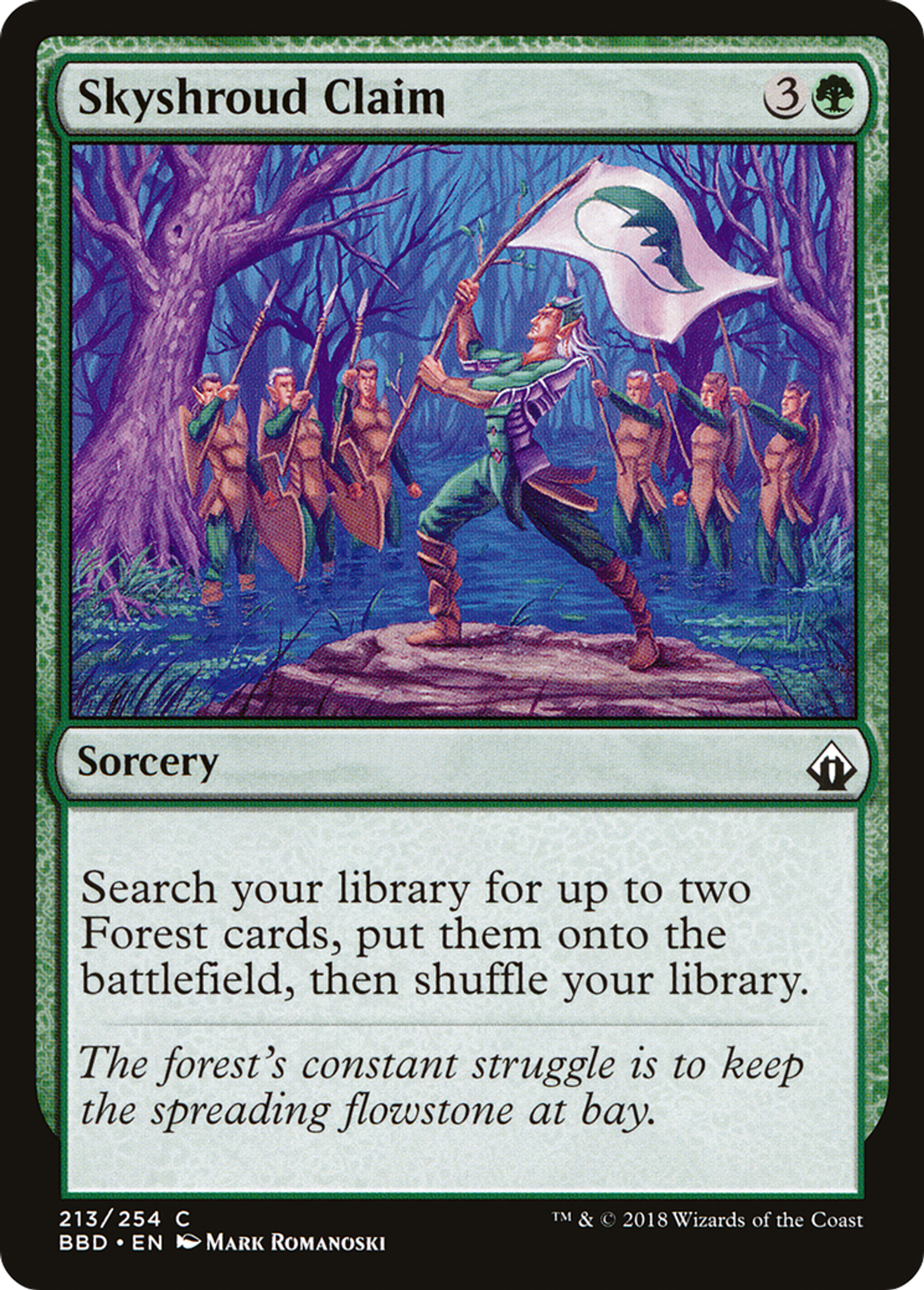 Skyshroud Claim — Battlebond — Magic: The Gathering