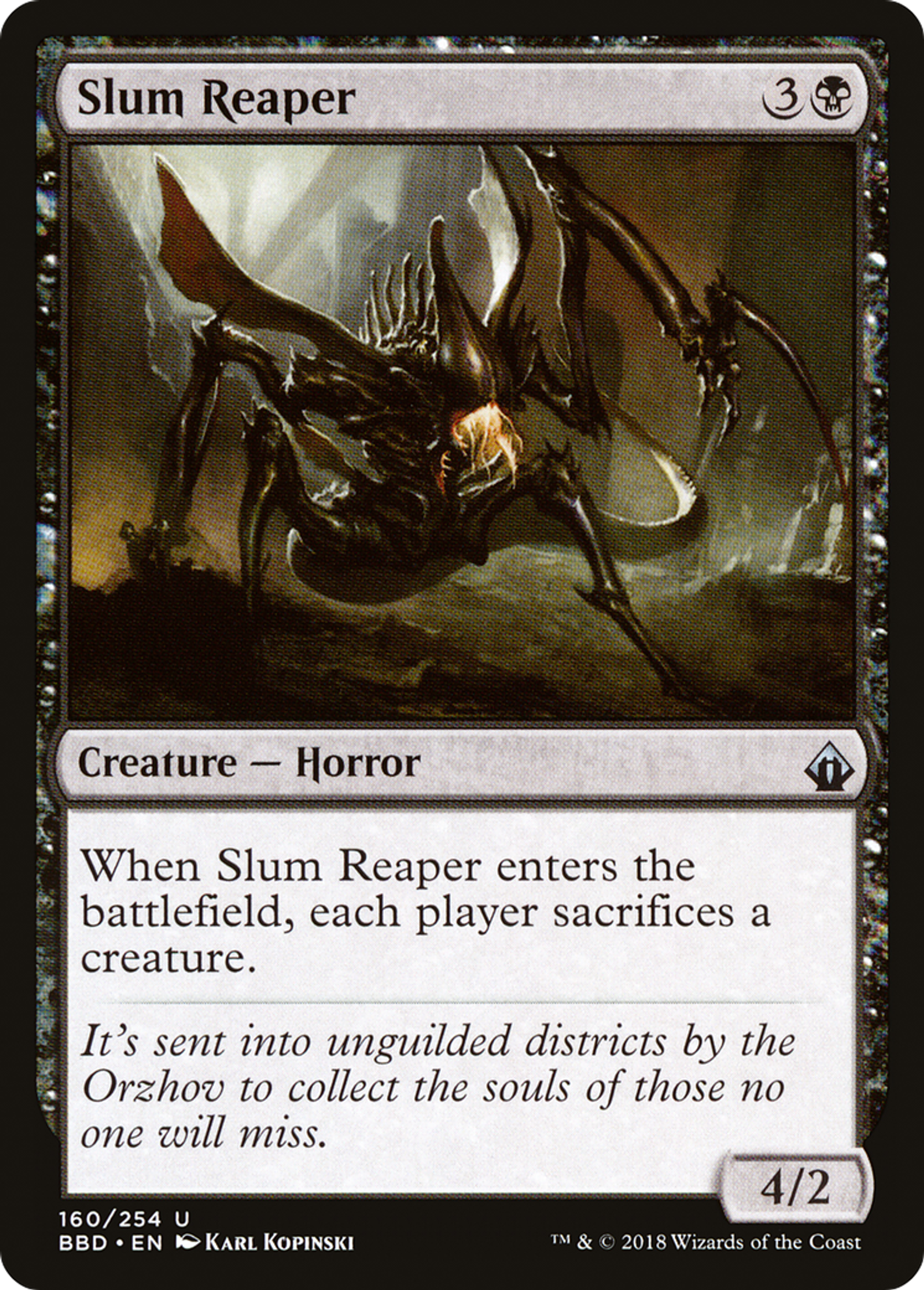 Slum Reaper — Battlebond — Magic: The Gathering
