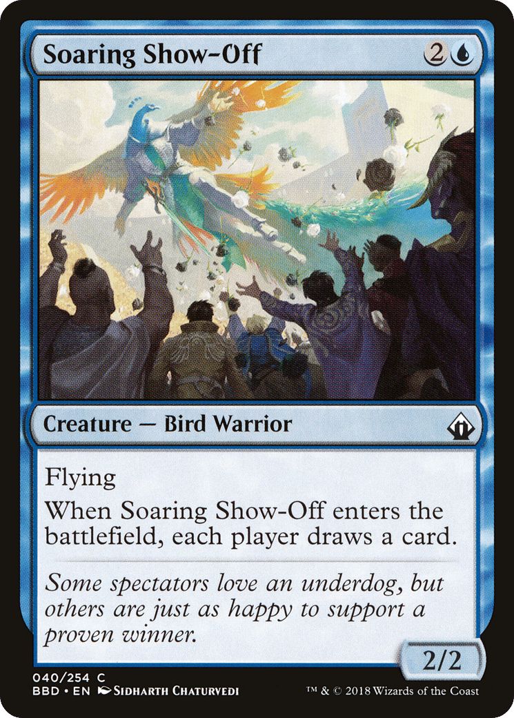 Soaring Show-Off — Battlebond — Magic: The Gathering
