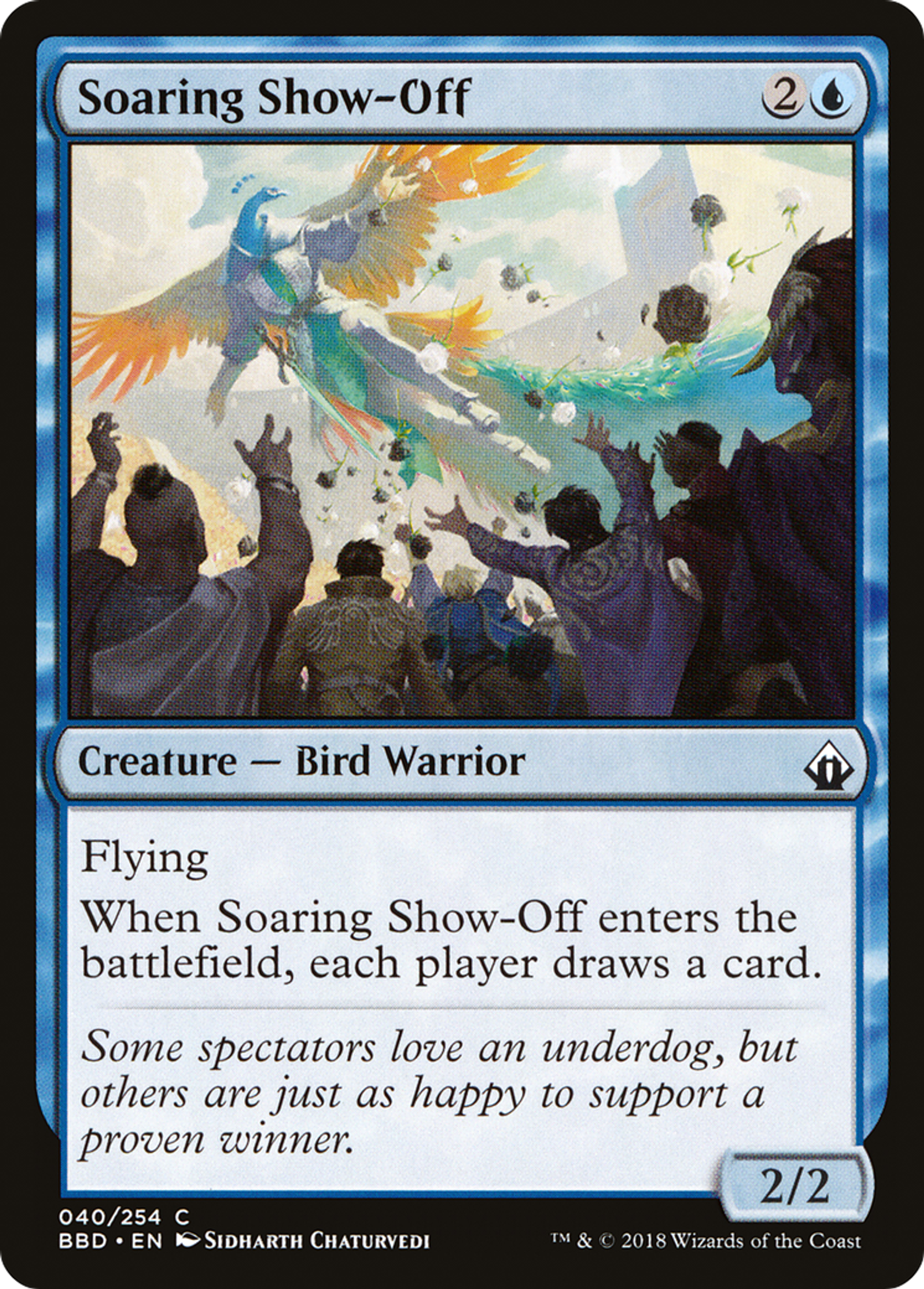 Soaring Show-Off — Battlebond — Magic: The Gathering