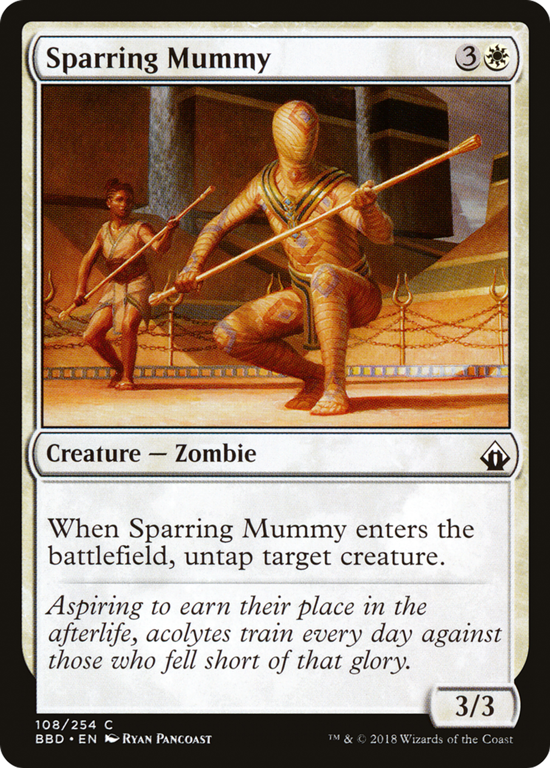 Sparring Mummy — Battlebond — Magic: The Gathering