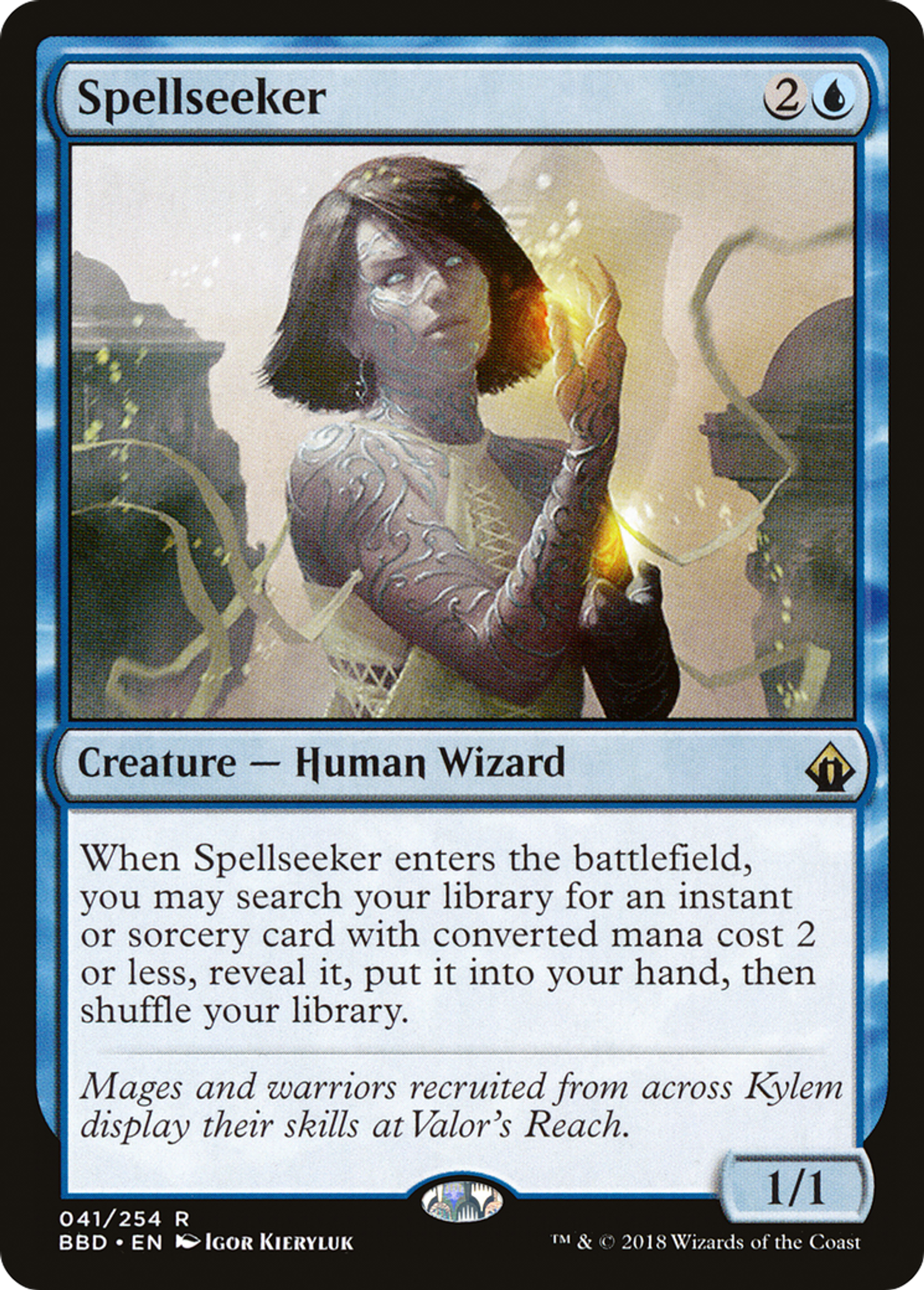 Chercheur de sort — Battlebond — Magic: The Gathering