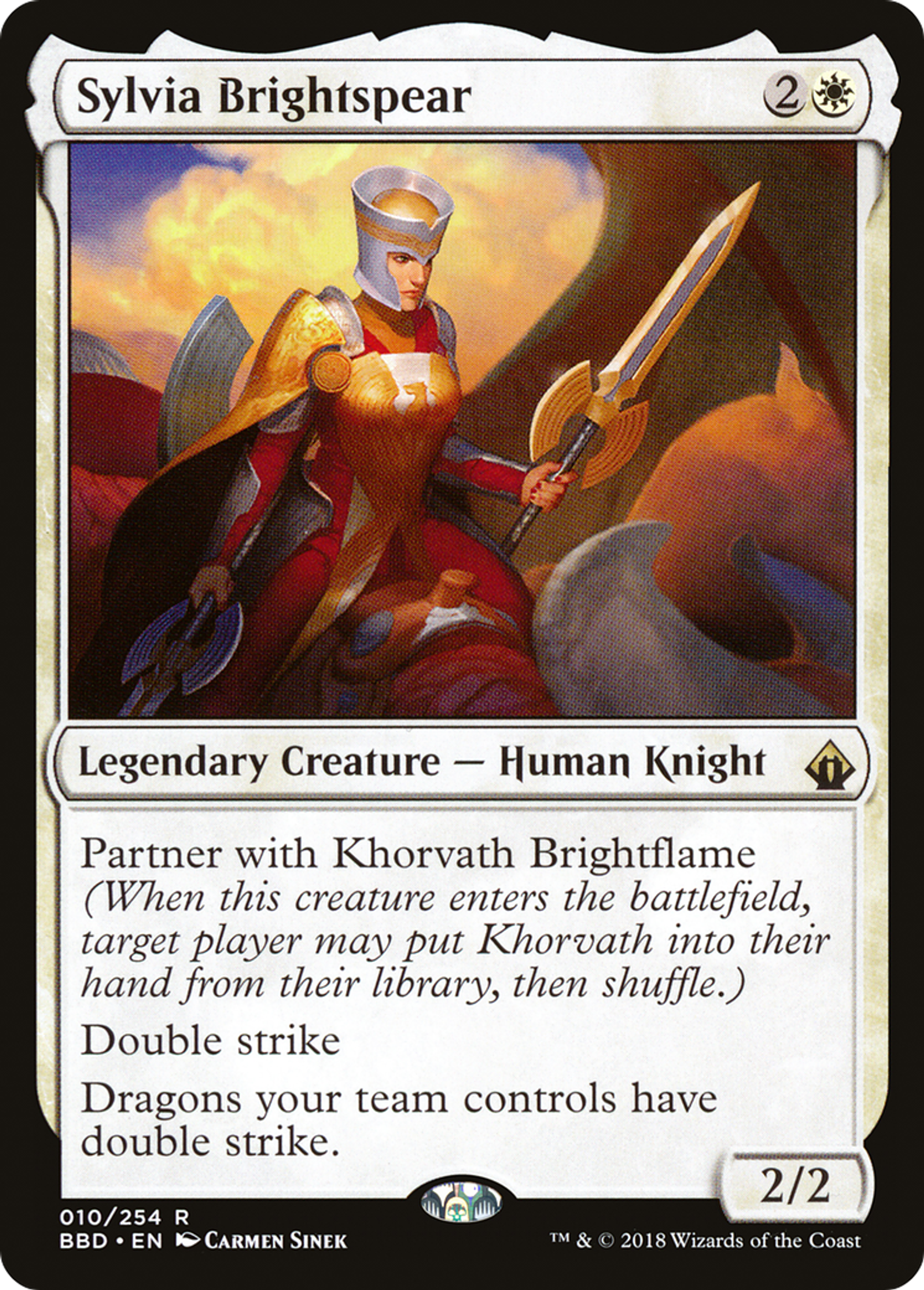 Sylvia Brightspear — Battlebond — Magic: The Gathering