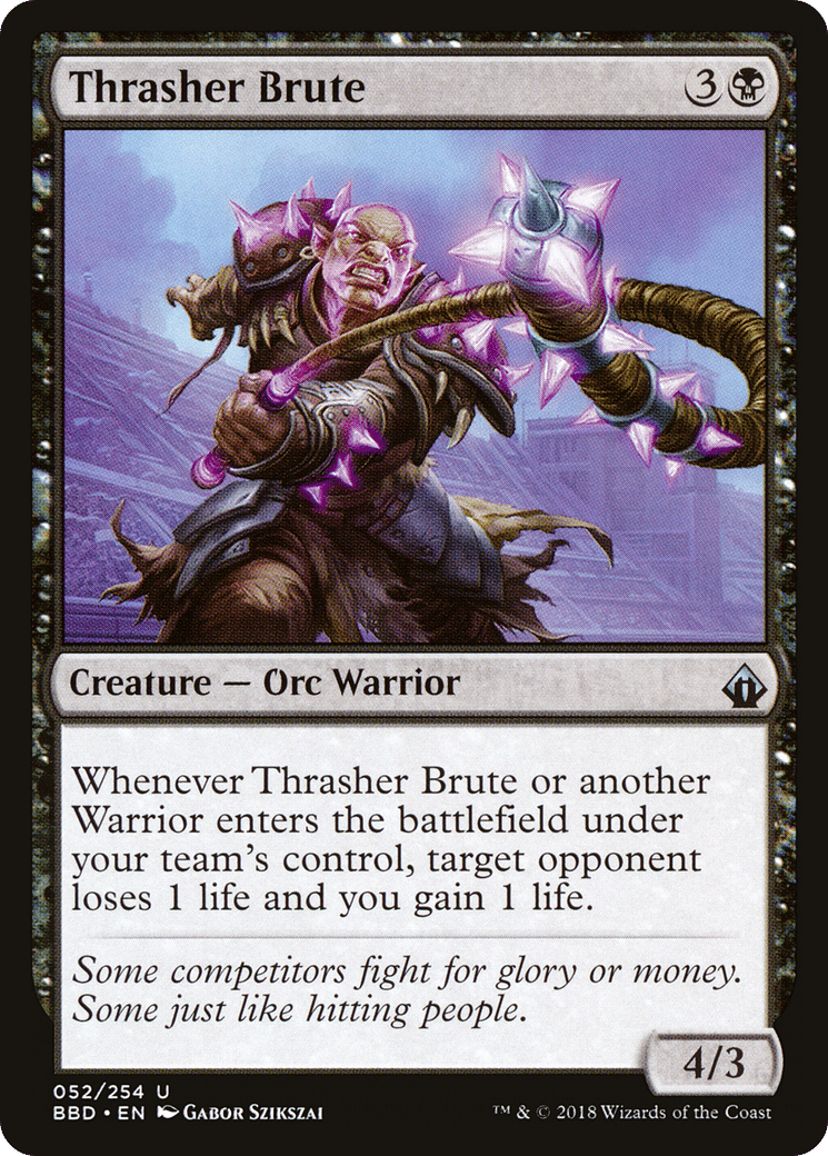 Thrasher Brute — Battlebond — Magic: The Gathering