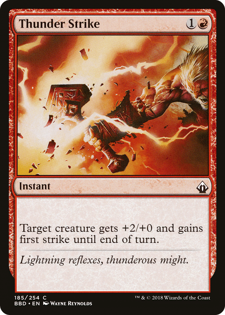 Thunder Strike — Battlebond — Magic: The Gathering