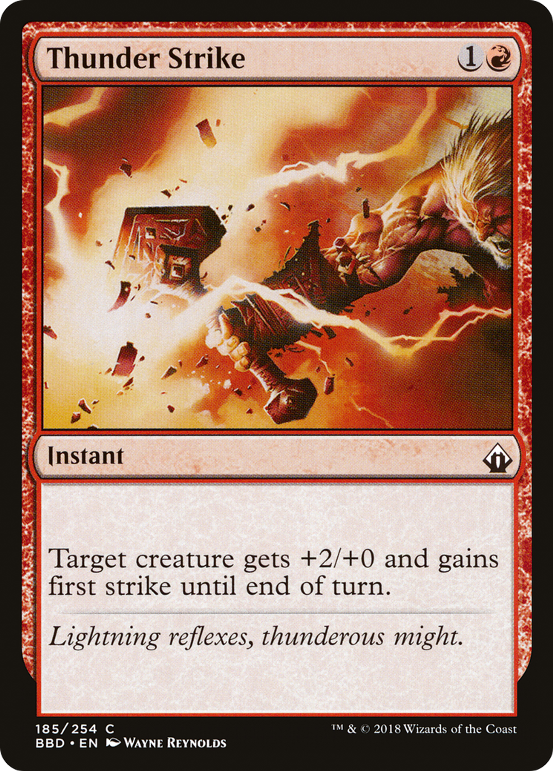 Thunder Strike — Battlebond — Magic: The Gathering