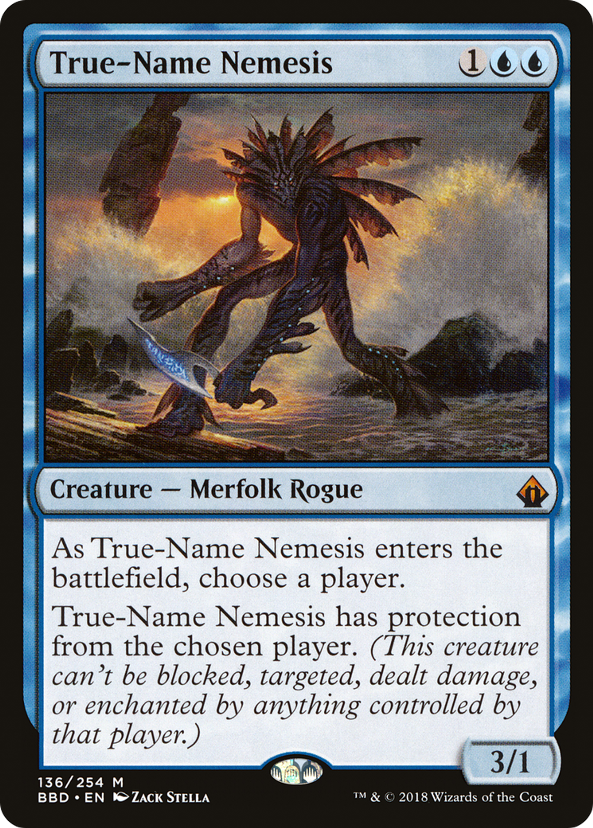 True-Name Nemesis — Battlebond — Magic: The Gathering