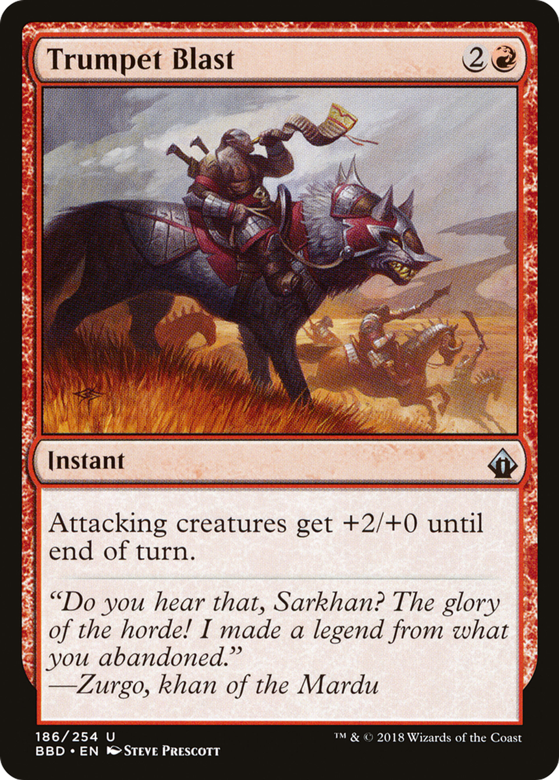 Trumpet Blast — Battlebond — Magic: The Gathering