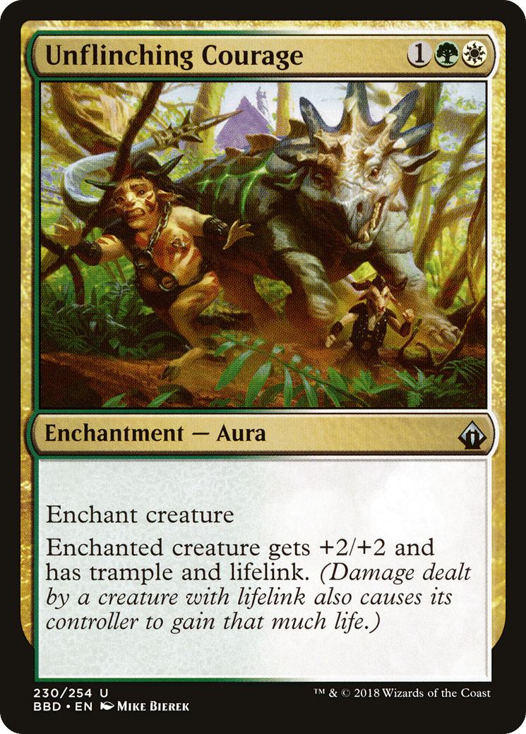 Unflinching Courage — Battlebond — Magic: The Gathering