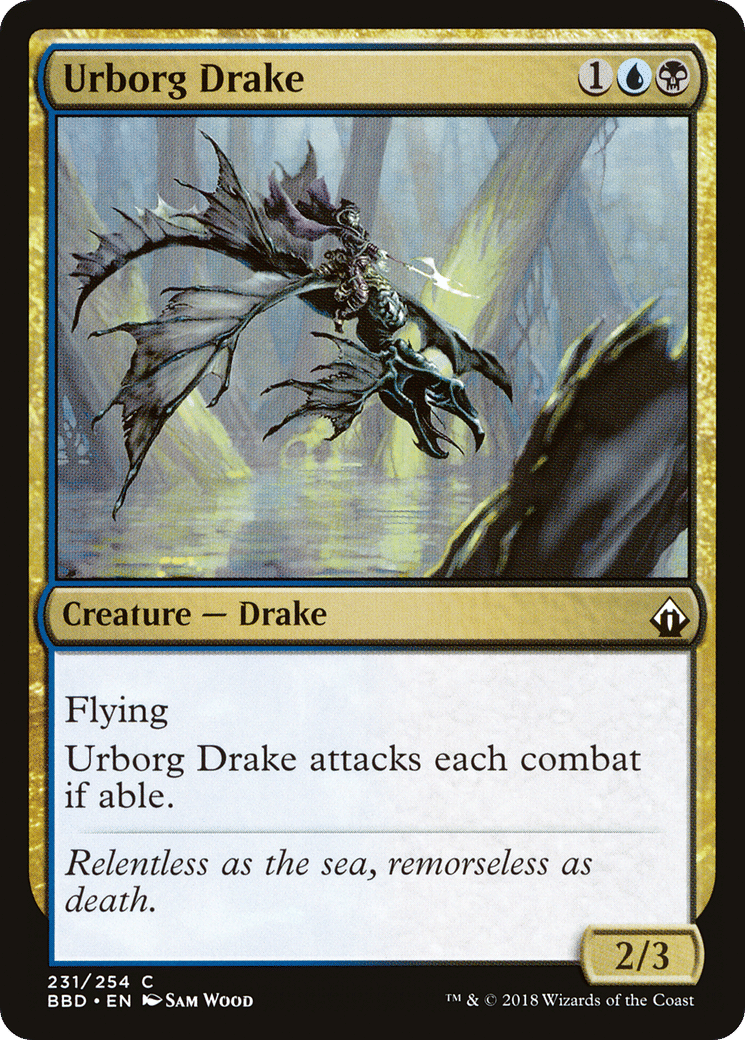 Urborg Drake — Battlebond — Magic: The Gathering