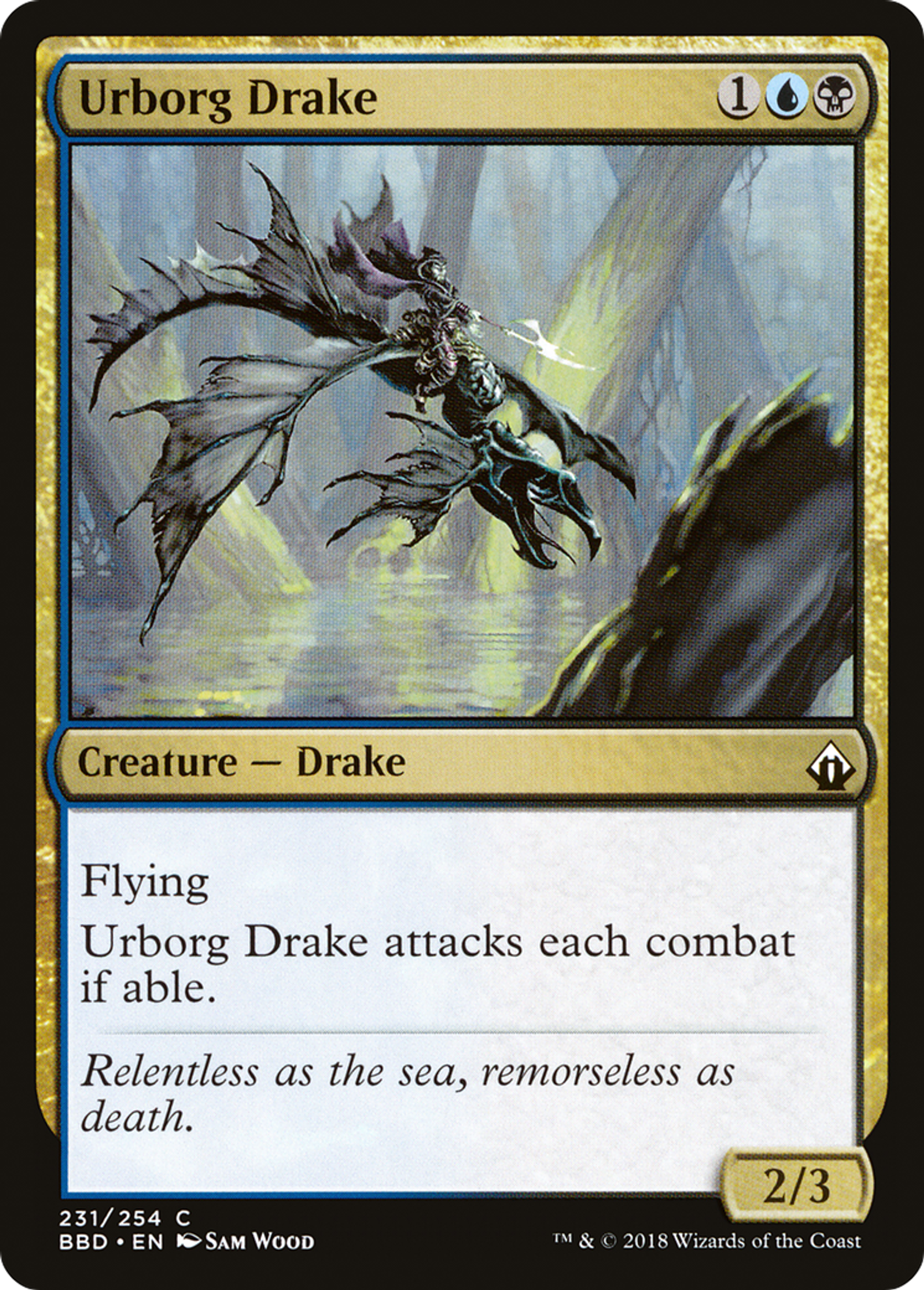 Urborg Drake — Battlebond — Magic: The Gathering