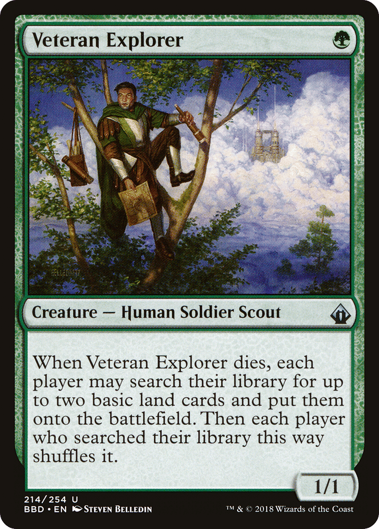 Veteran Explorer — Battlebond — Magic: The Gathering