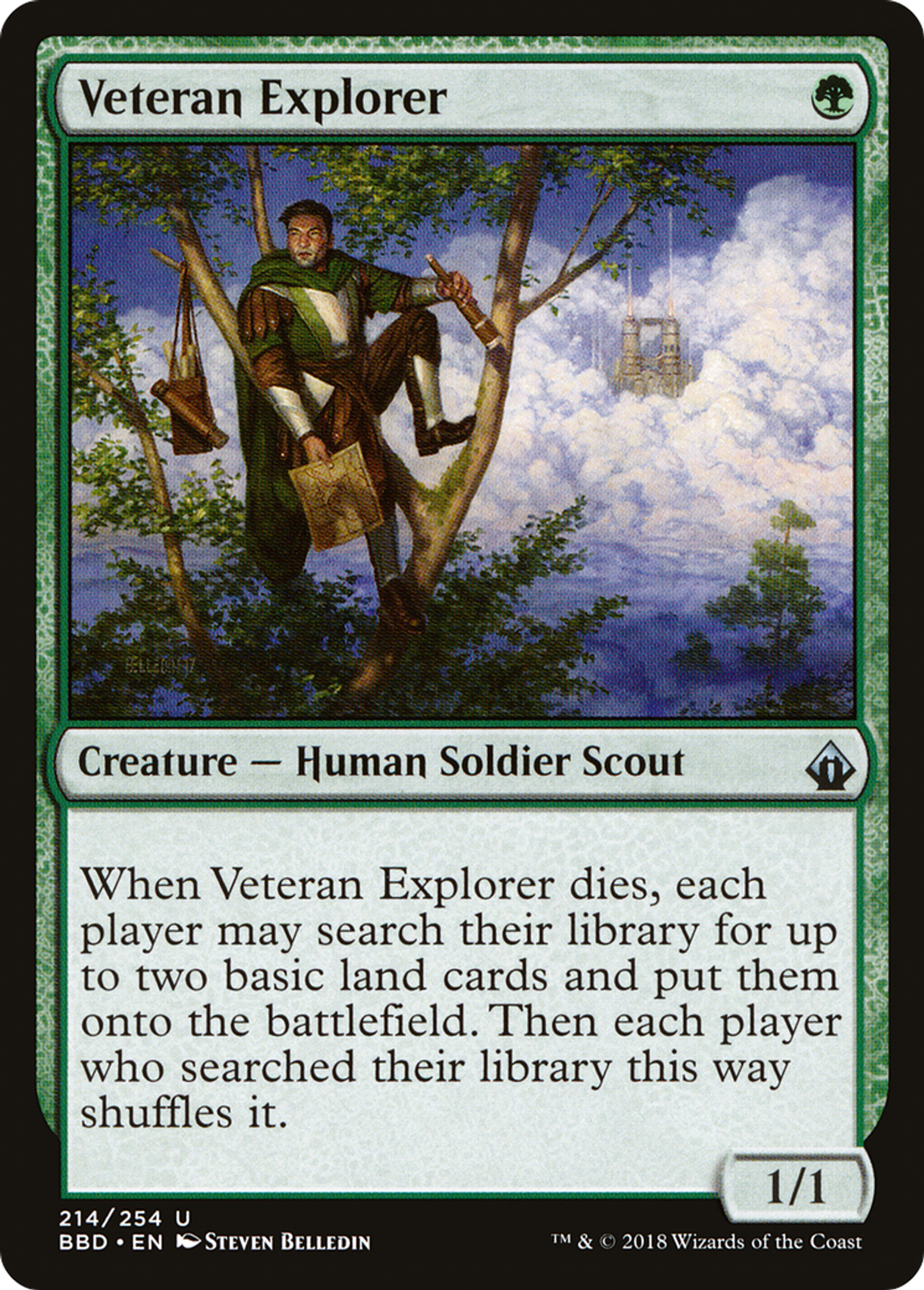 Veteran Explorer — Battlebond — Magic: The Gathering